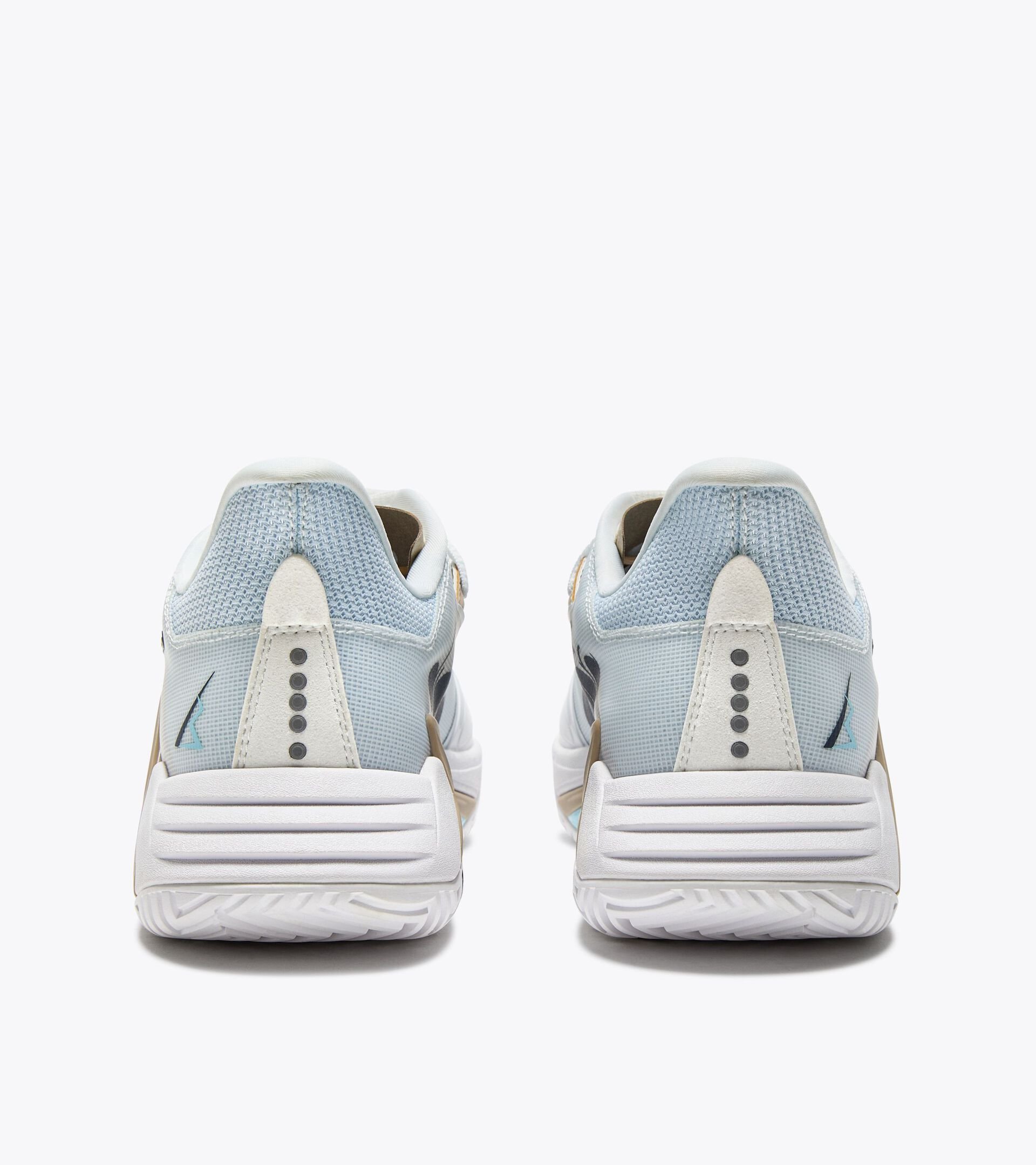 Tennisschuh für Hartplätze oder Sandplätze - Stabilität und Kontrolle - Damen B.ICON 3 W AG WEISS/BLAU KORSAR - Diadora