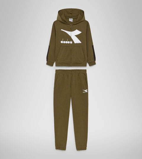 JU.TRACKSUIT HD FZ CHROMIA, KIWI GREEN Sports tracksuit - Kids JU.TRACKSUIT HD FZ CHROMIA KIWI GREEN - Diadora