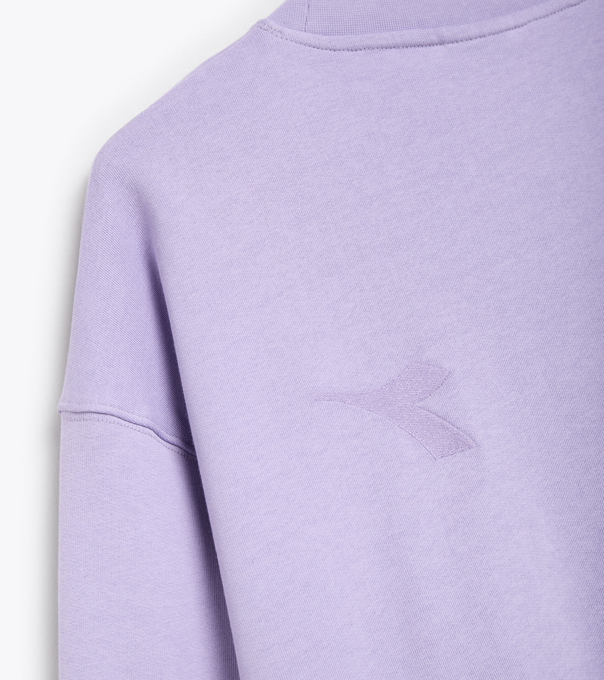 Sweatshirt aus Baumwolle - Gender neutral SWEATSHIRT CREW SPW LOGO LILAFARBENE ROSE - Diadora