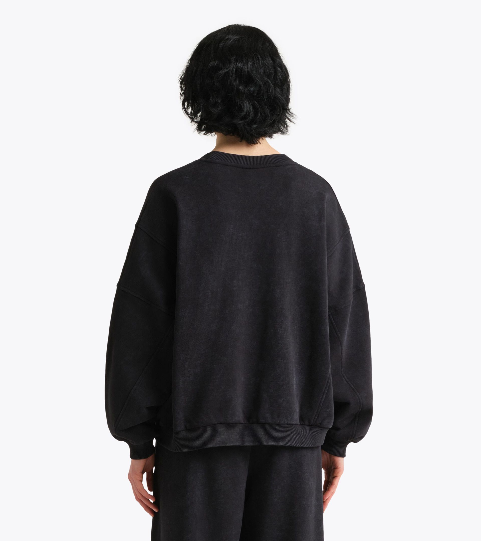 Sweatshirt aus schwere Baumwolle im Retrostil - Damen
 L. SWEAT AVENUE LAB ANTHRAZIT - Diadora