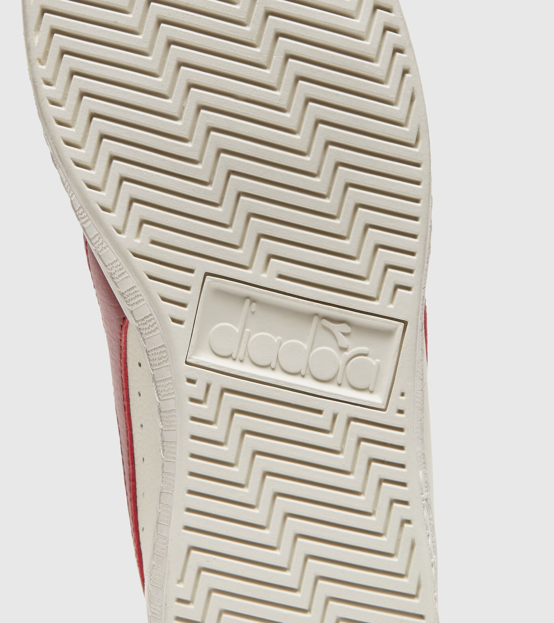 Footwear Sportswear UNISEX GAME L HIGH WAXED BIANCO/ROSSO PEPERONE Diadora