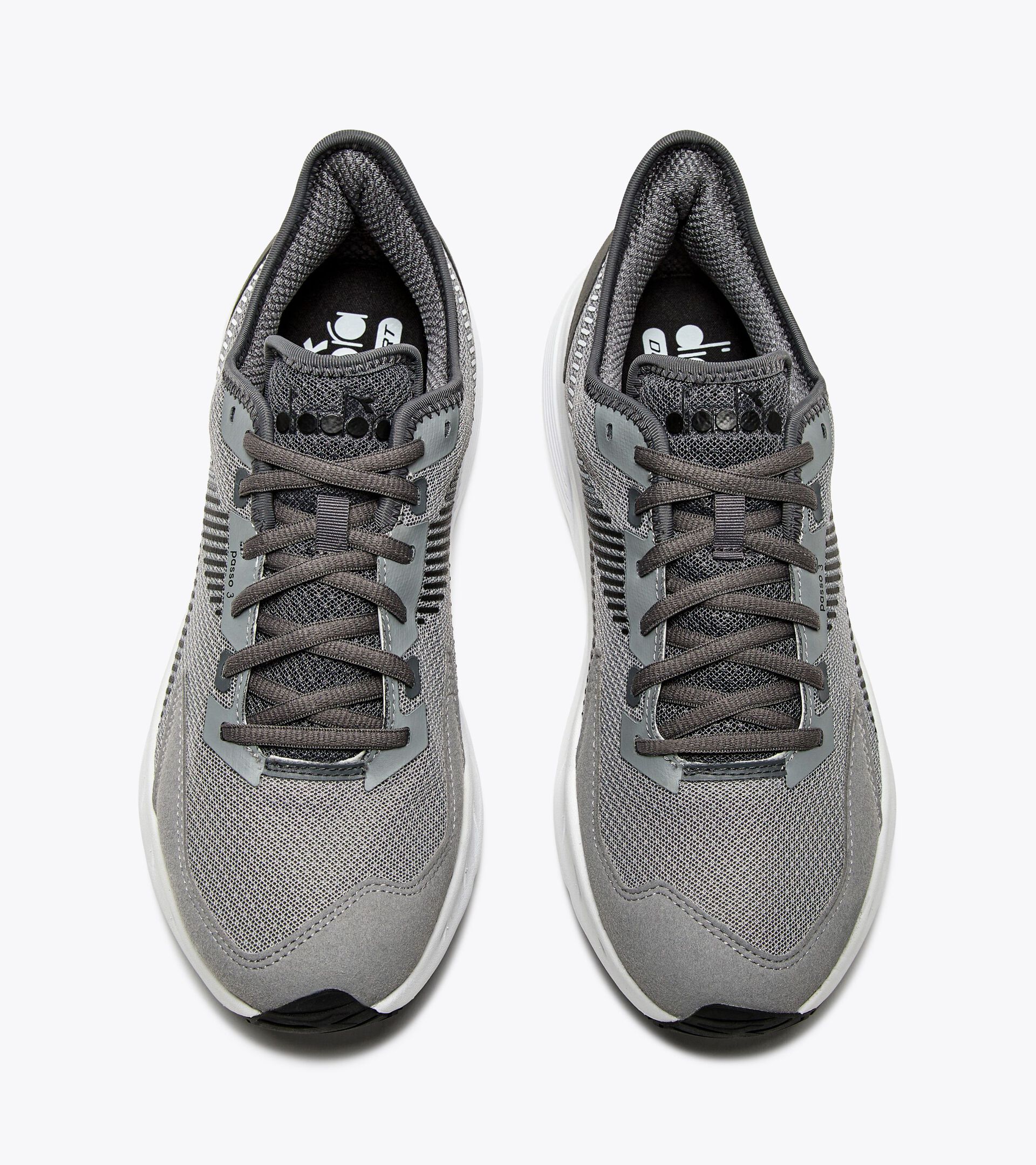 Walking shoe - Men PASSO 3 ALLOY/STEEL GRAY/BLACK - Diadora