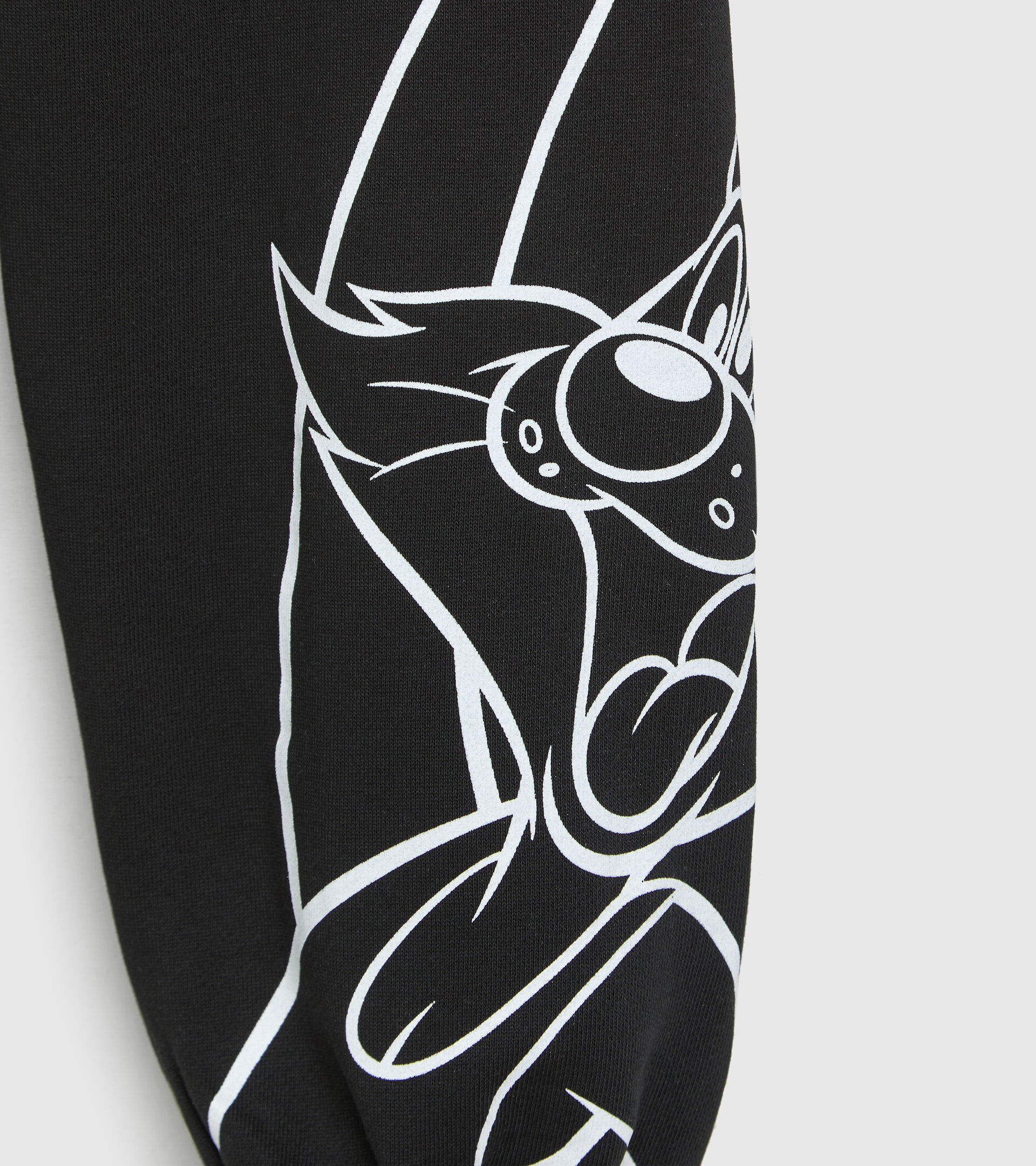 Cotton terrycloth joggers - Kids JU.JOGGER PANT WB BLACK - Diadora
