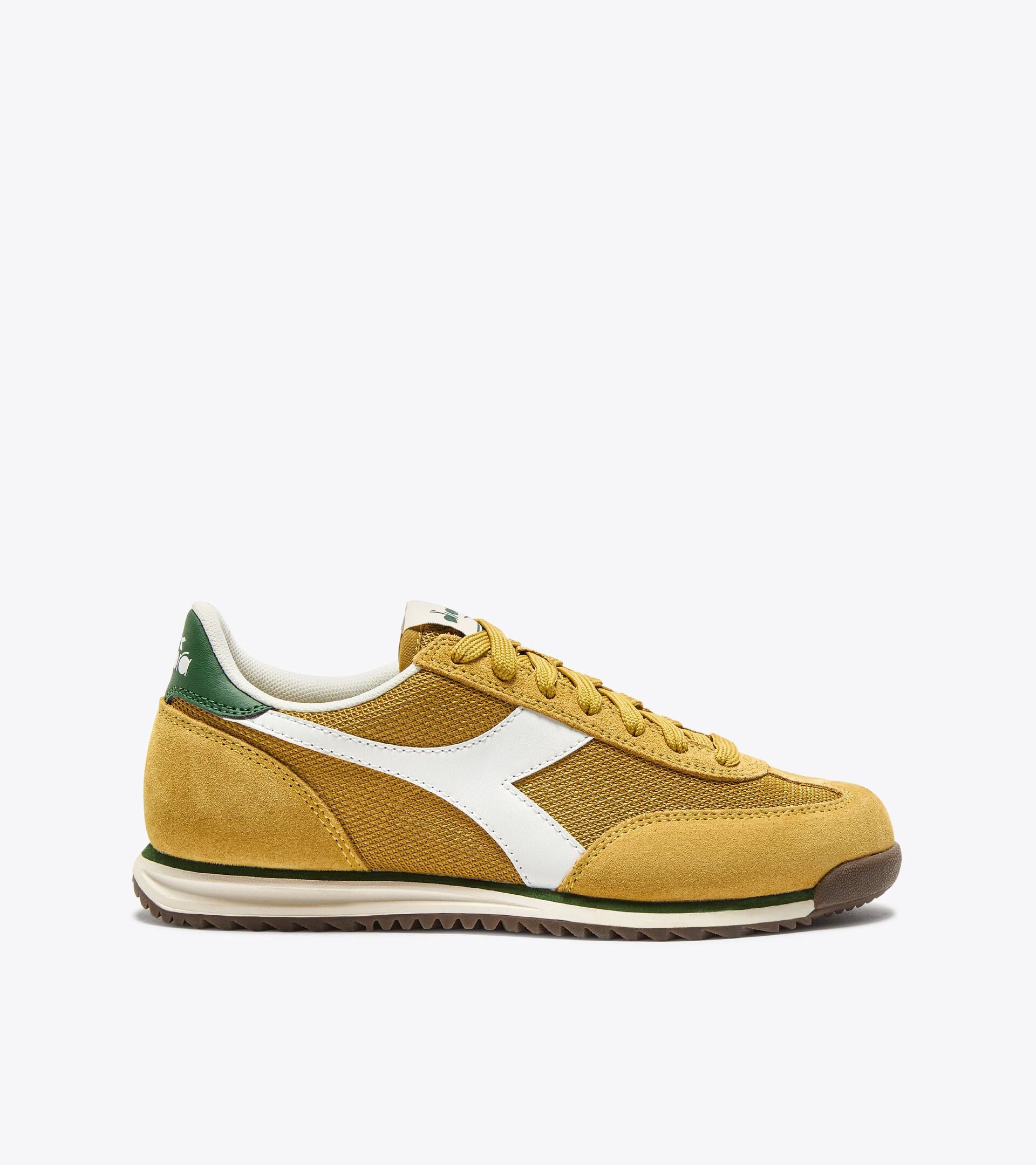 Zapatilla de ante de caña baja - Para todos los géneros CROSS ORO MIETITURA/VERDE FOGLIAME - Diadora