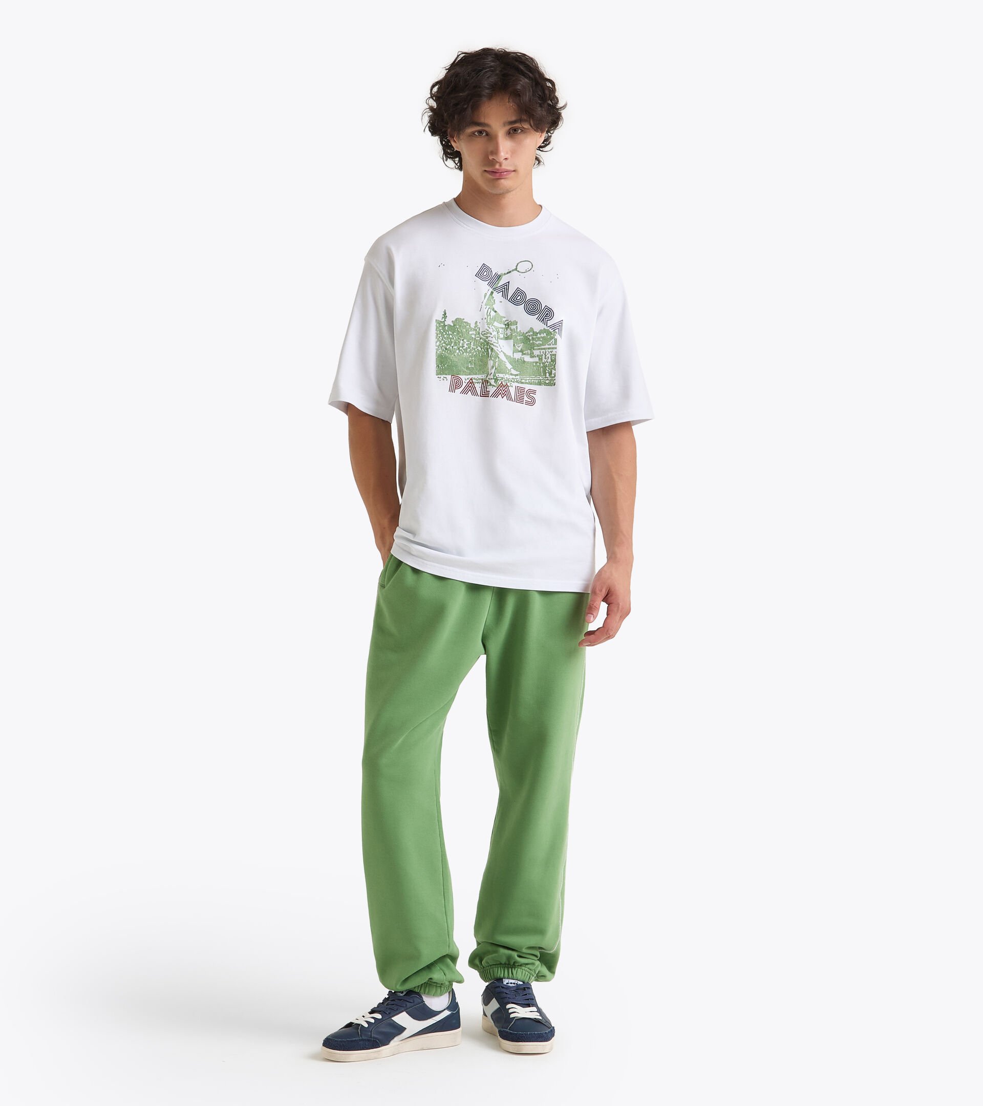 Legacy pants - Made in Italy - All-gender PANTS LEGACY GREEN ENGLISH IVY - Diadora