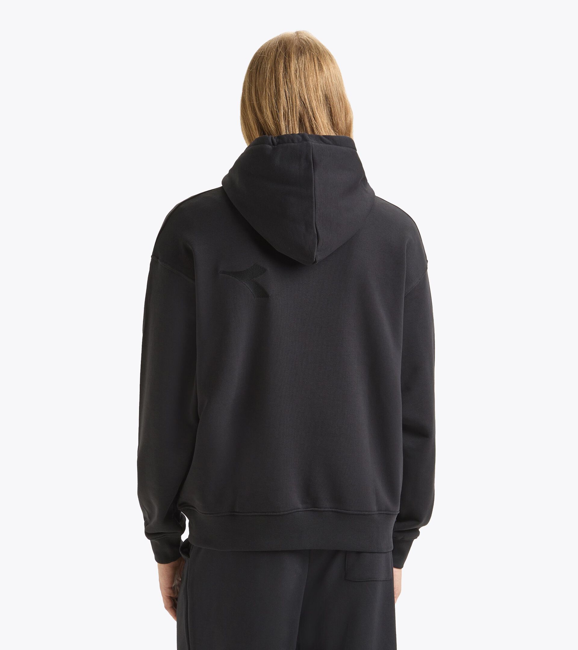 Sweat-shirt à capuche - Gender Neutral HOODIE ATHL. LOGO NOIR - Diadora