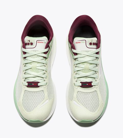 Made in Italy running shoe - Lightness and cushioning - All-Gender ATOMO STAR ALMOST AQUA/WHITE - Diadora