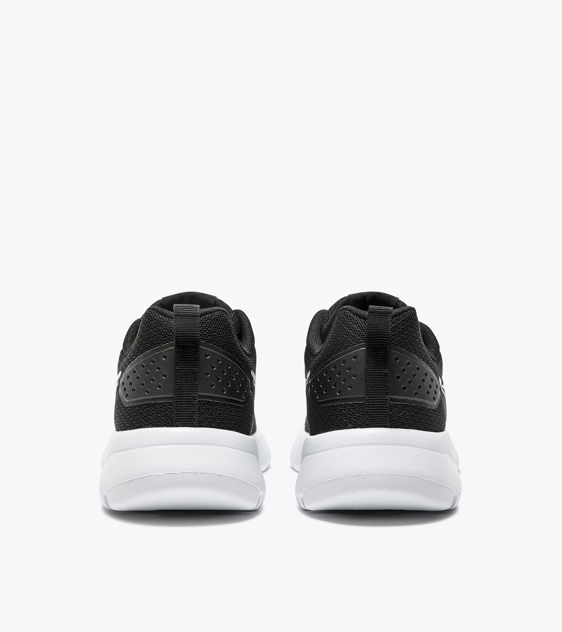 Running shoe -  8 to 16 years old - All-gender EVO RUN GS BLACK /WHITE - Diadora