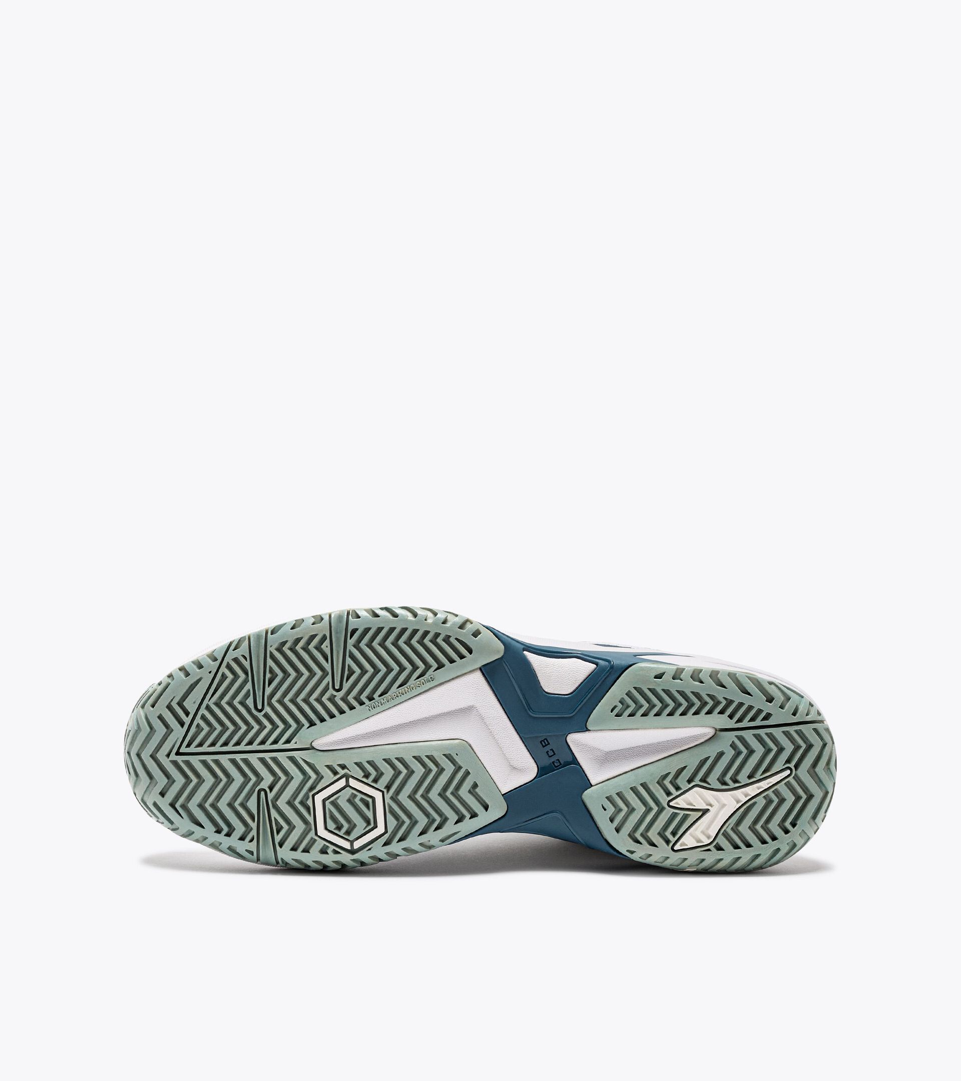Pickleball shoes for hard surfaces or clay courts - Women TROFEO 2 W AG PKL WHITE/LEGION BLUE - Diadora