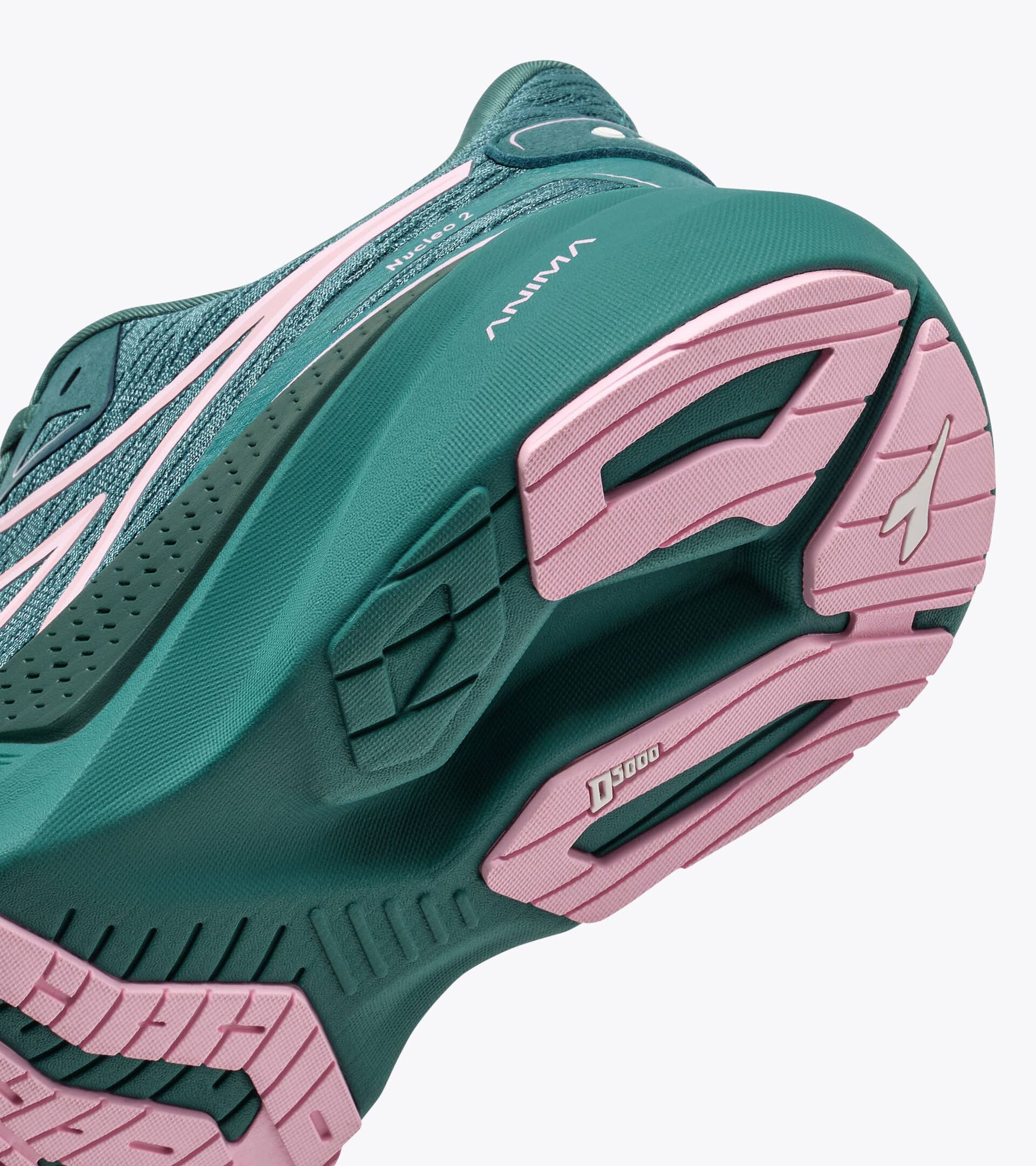 Running shoe - Comfort and stability - Women&rsquo;s NUCLEO 2 W DEEP JUNGLE /SWEET DREAMS - Diadora