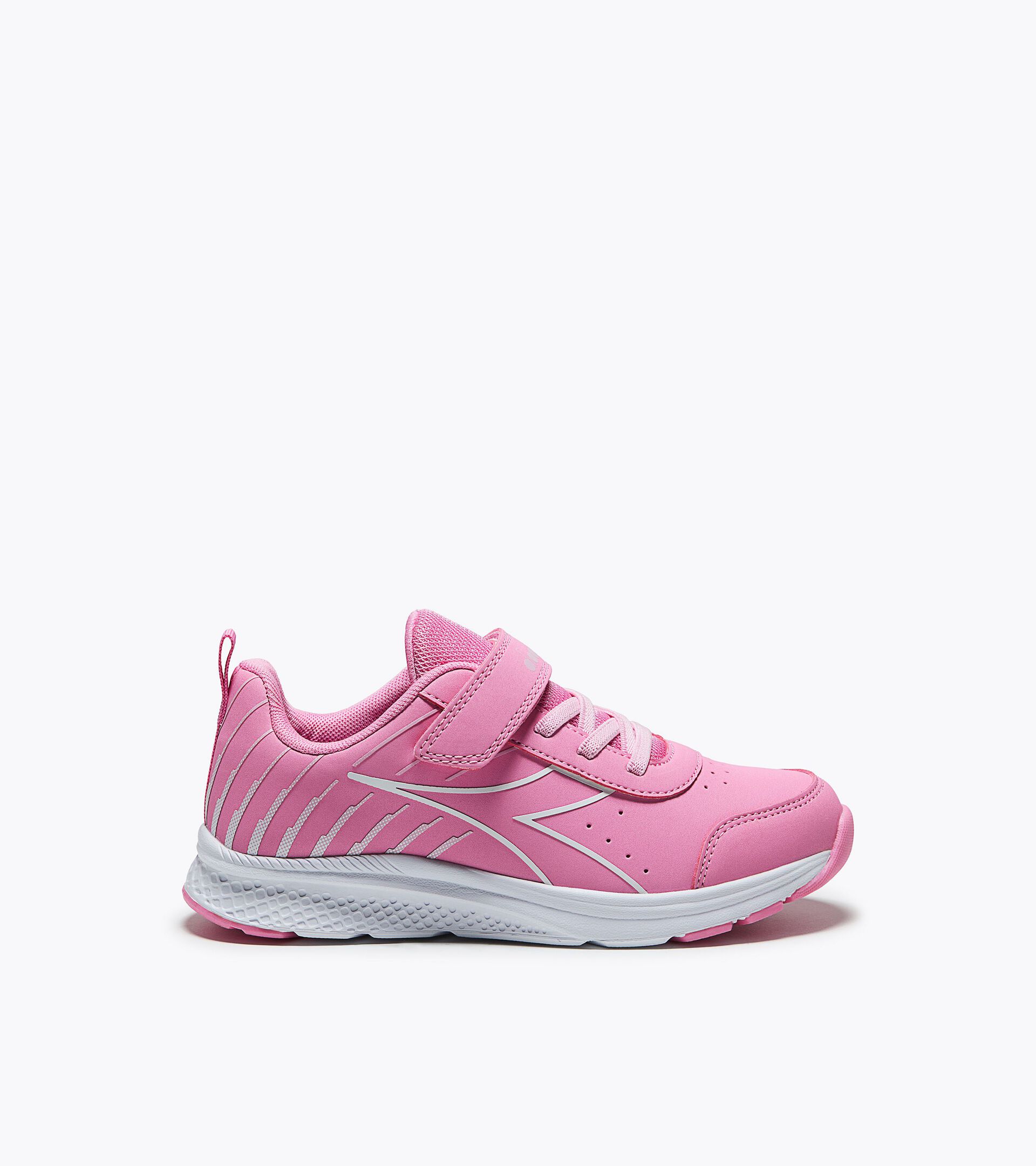 Running shoes - Boys and girls FALCON 6 SL JR V BEGONIA PINK/WHITE - Diadora