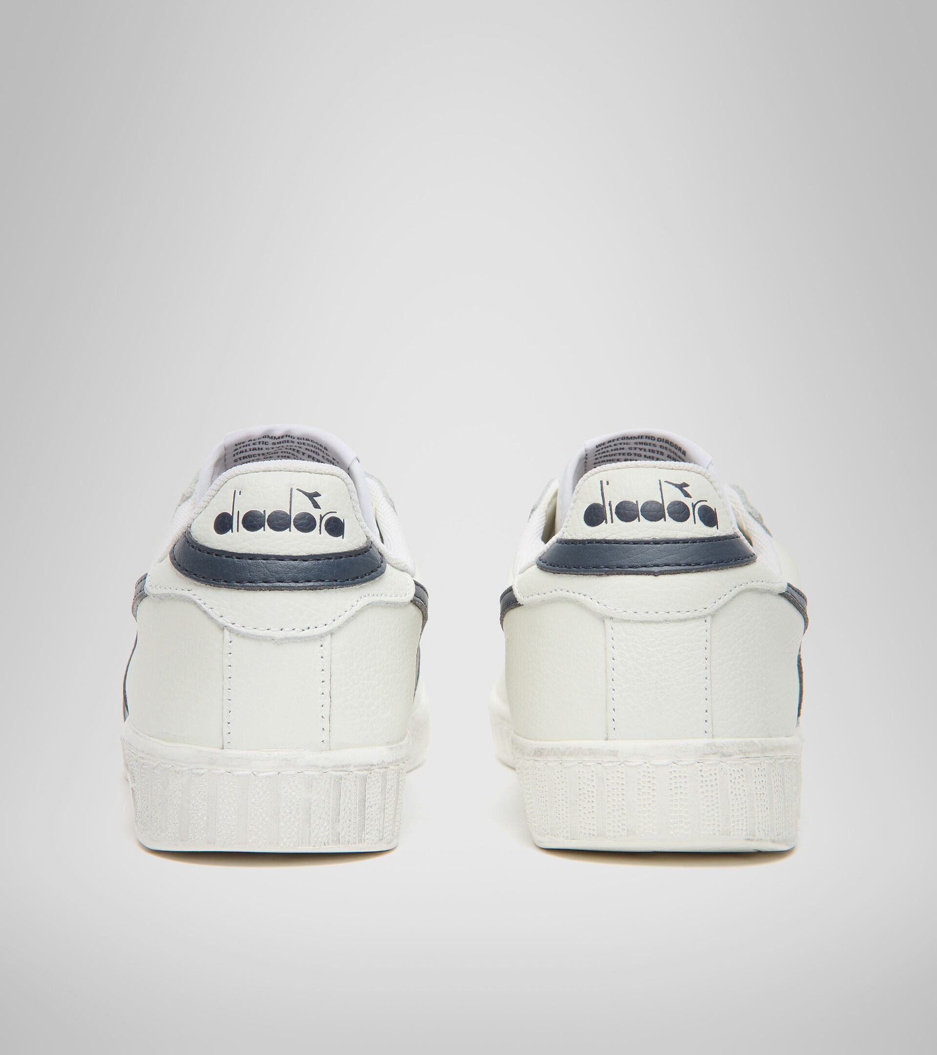 Trainer - Unisex GAME L LOW WAXED WHITE/BLUE CASPIAN SEA - Diadora