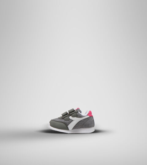 JOG LIGHT TD, CHARCOAL GRAY/FANDANGO PINK Sports shoes - Toddlers 1-4 years JOG LIGHT TD CHARCOAL GRAY/FANDANGO PINK - Diadora