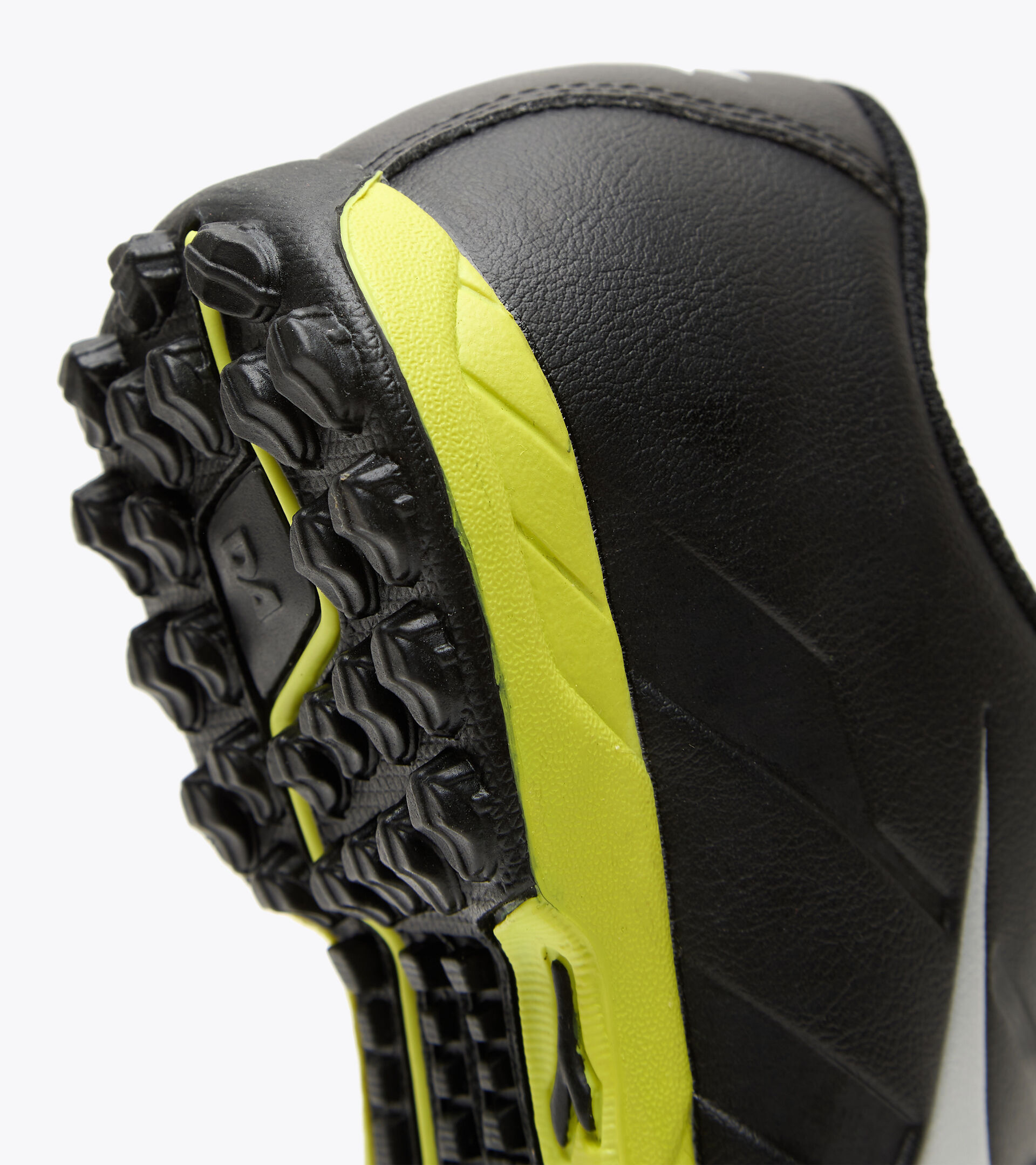 Fußballschuh für harte Böden oder Kunstrasen - Unisex Kind PICHICHI 3 TF JR NERO/GIALLO FL DD/ARGENTO - Diadora
