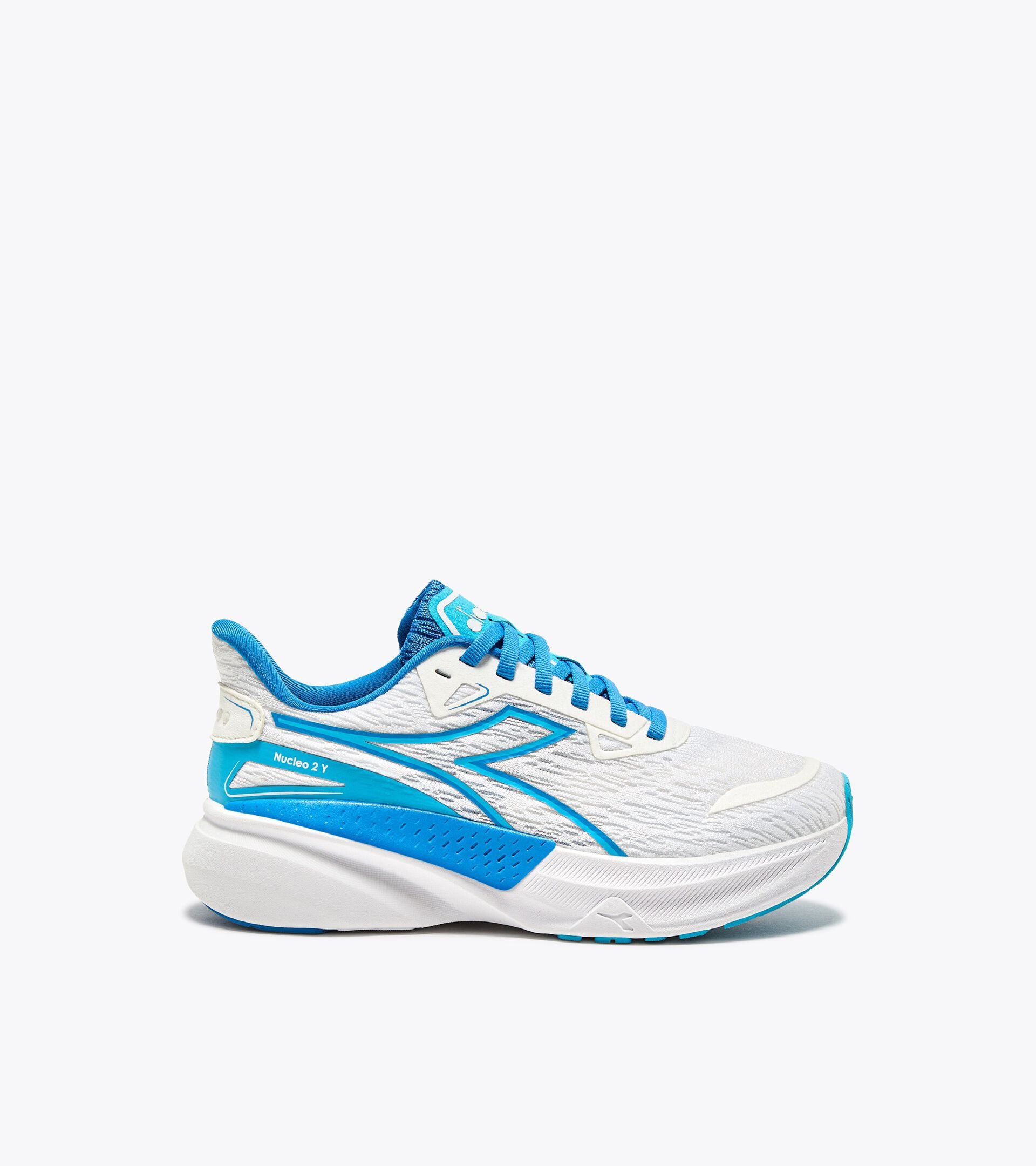 Running shoe - Stability and lightness - Donna NUCLEO 2 Y WHITE/FRENCH BLUE/AQUARIUS - Diadora