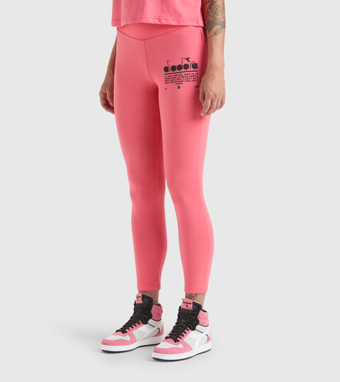 Stretch cotton leggings - Women’s L. LEGGINGS MANIFESTO TEA ROSE - Diadora