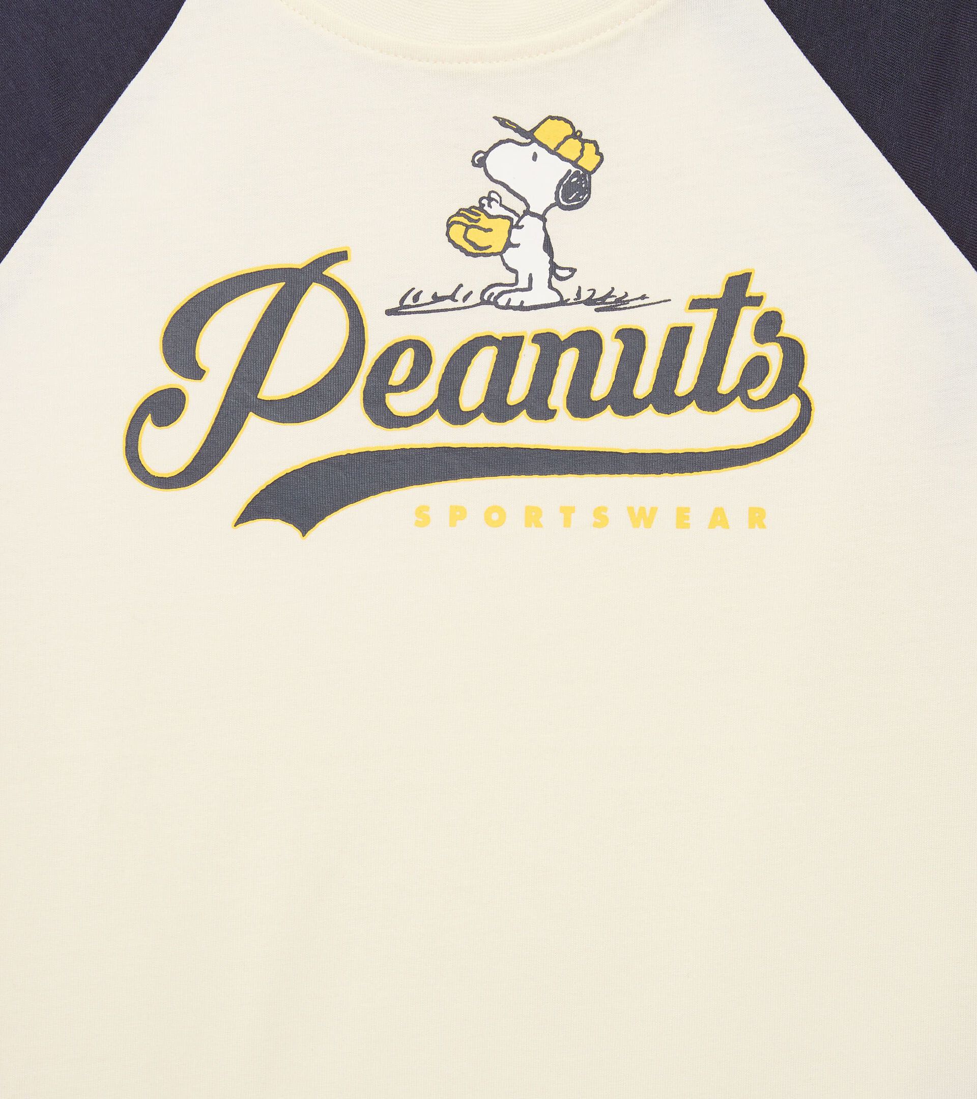 T-Shirt Peanuts im College-Stil - Mädchen und Jungen  JU. T-SHIRT SS PEANUTS NACHTSBLAU - Diadora