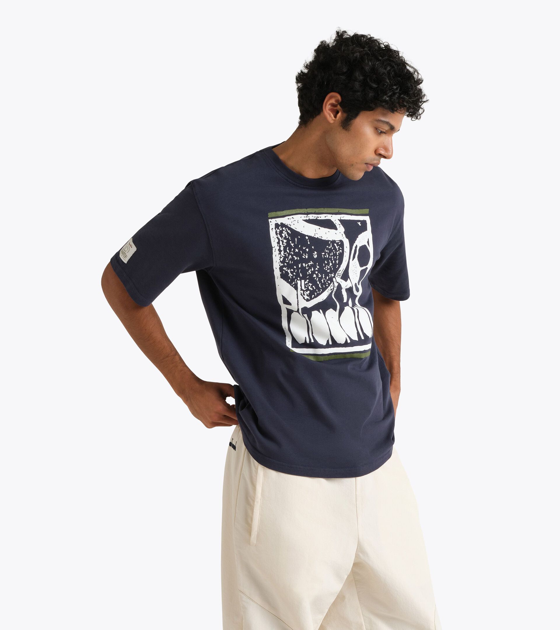 Legacy T-shirt - Made In Italy - All-gender T-SHIRT SS LEGACY I BLUE DENIM - Diadora