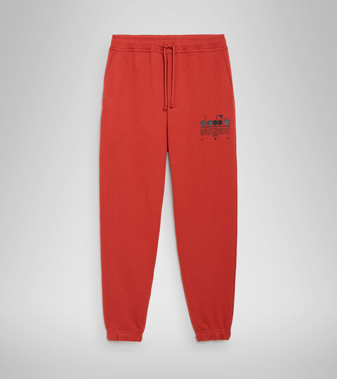 PANT MANIFESTO, BROWN PURPLE Cotton sports trousers - Unisex PANT MANIFESTO BROWN PURPLE - Diadora