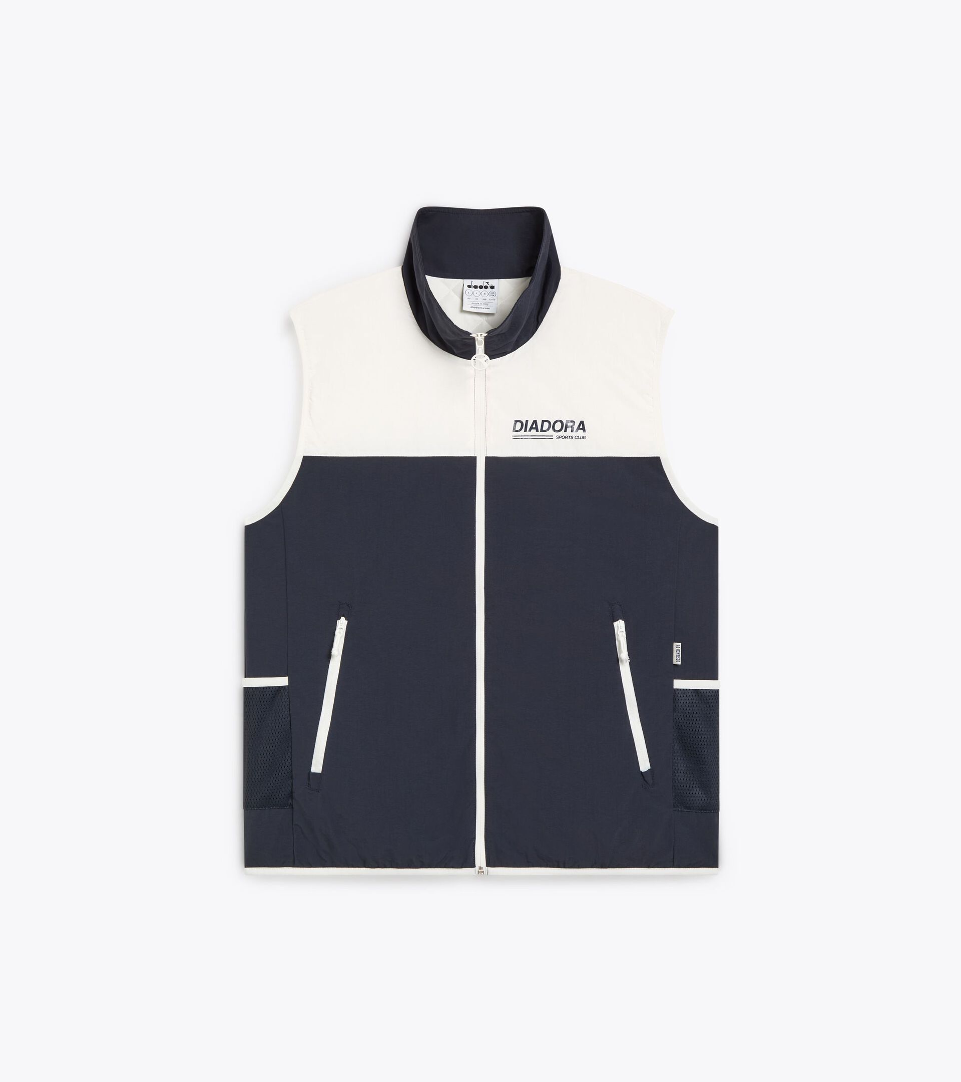 Legacy windproof vest - Made in Italy - All-Gender VEST INSULATED LEGACY BLUE DENIM - Diadora