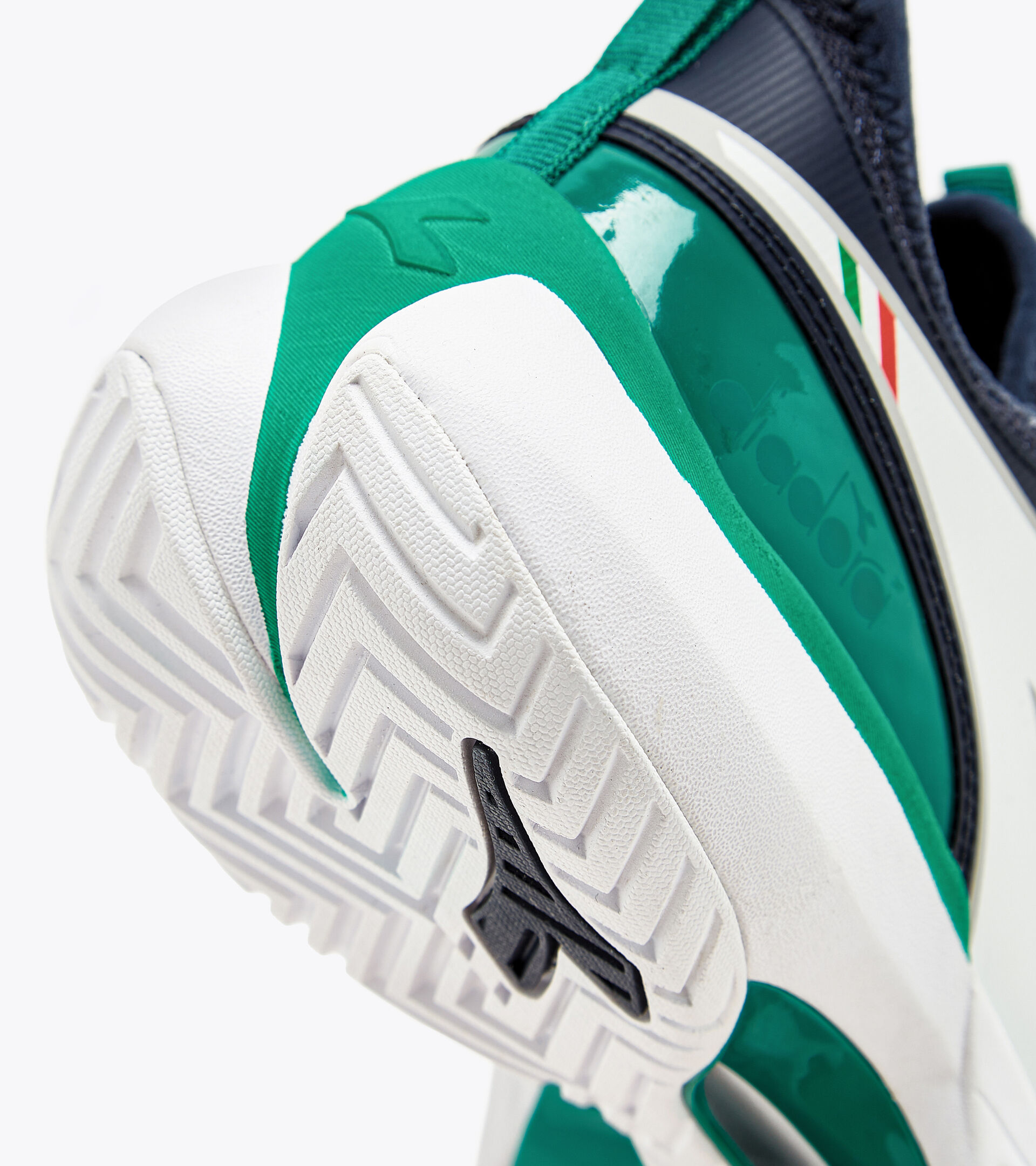 Tennis shoes for hard surfaces or clay courts - Men FINALE AG BLUE CORSAIR/WHITE - Diadora