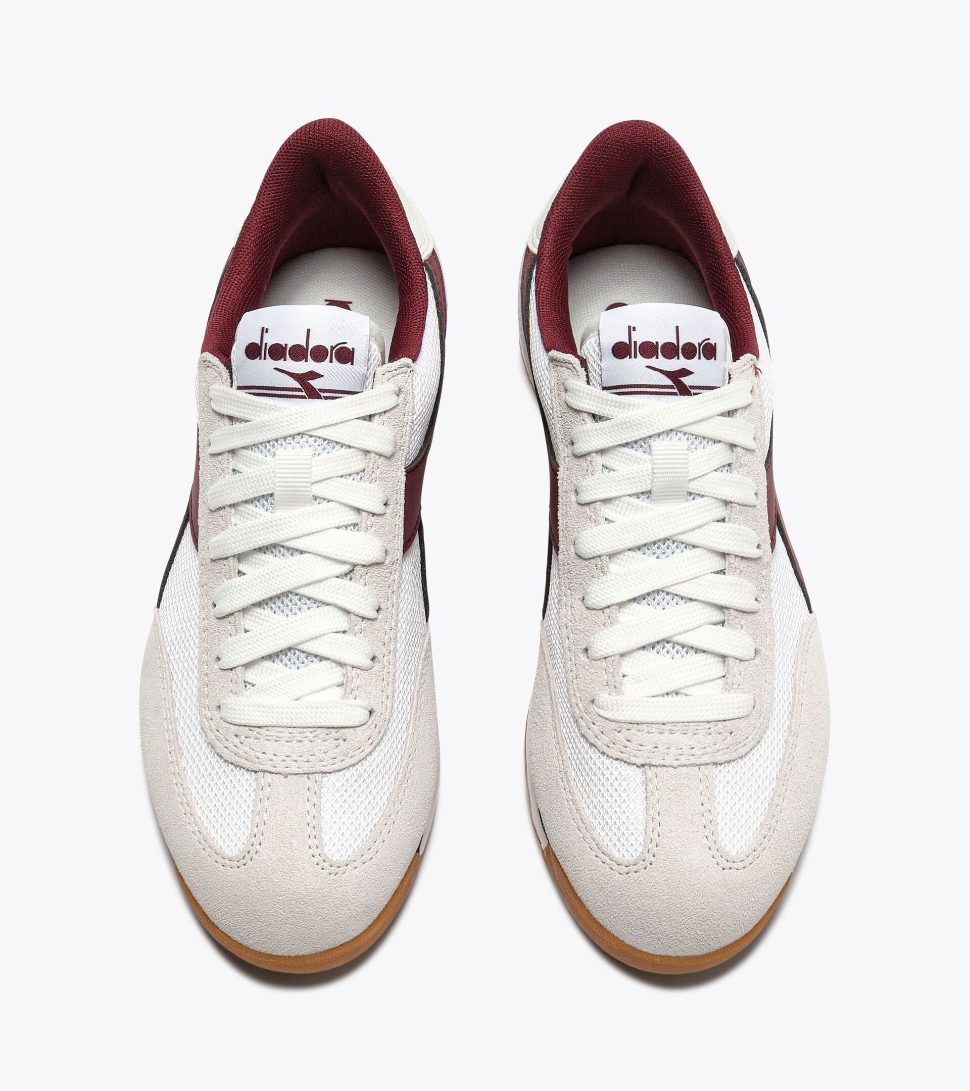 Sneakers en daim au profil bas - Pour tous les genres CROSS BRUN-ROUGE FONCE - Diadora