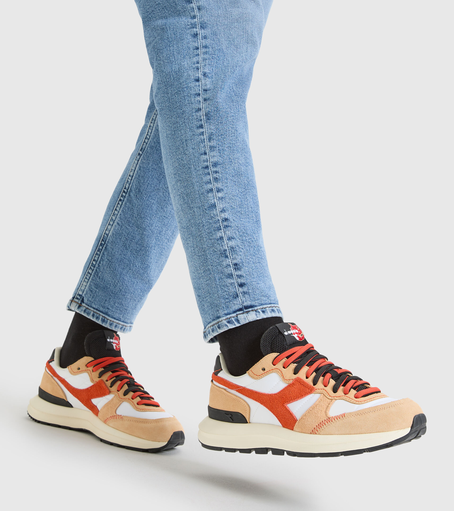 Sportschuh - Unisex KMARO HALLOWEEN WEISS/ORANGE.COM - Diadora