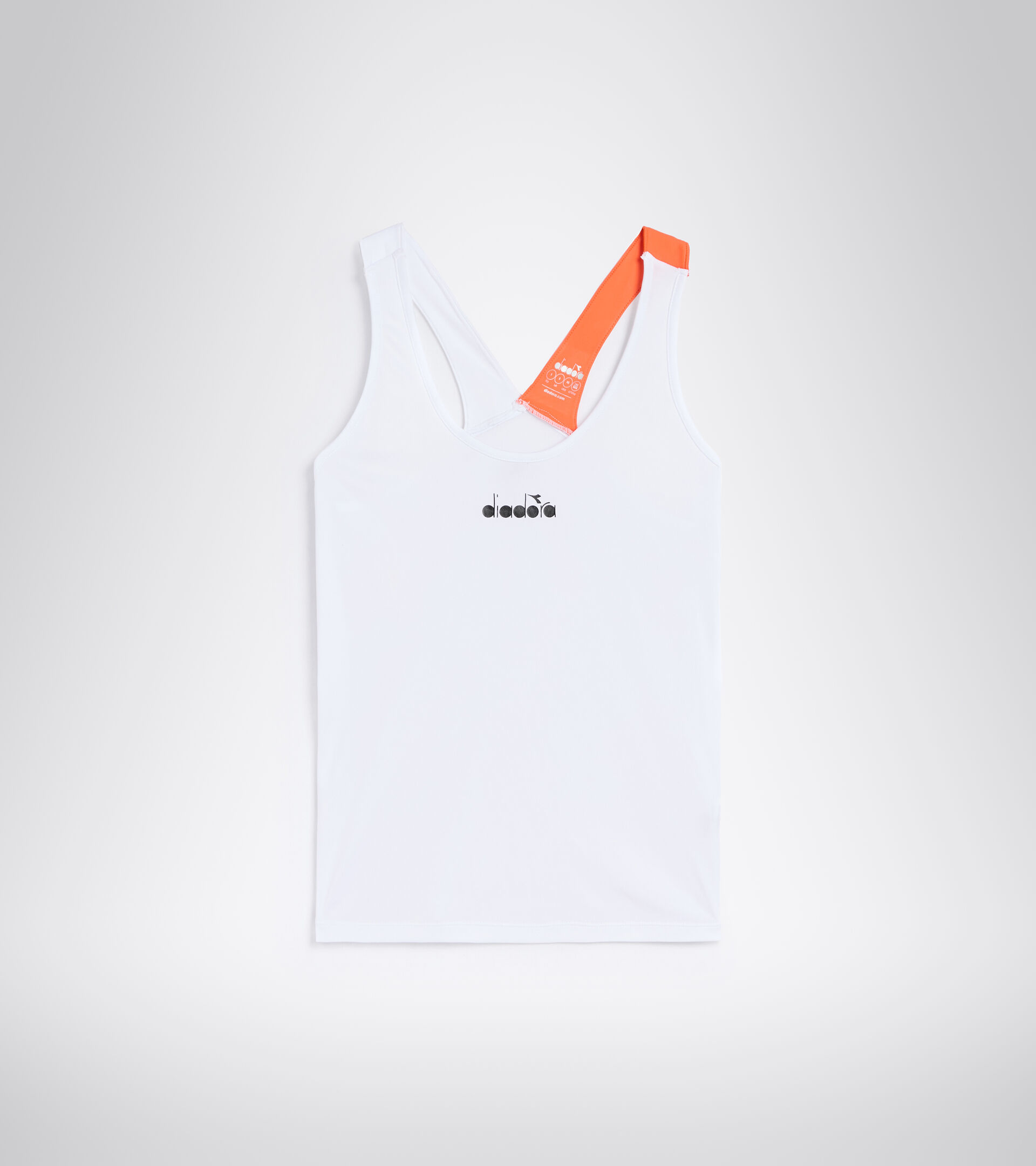 Camiseta sin mangas de tenis - Mujer L. TANK BLANCO VIVO - Diadora