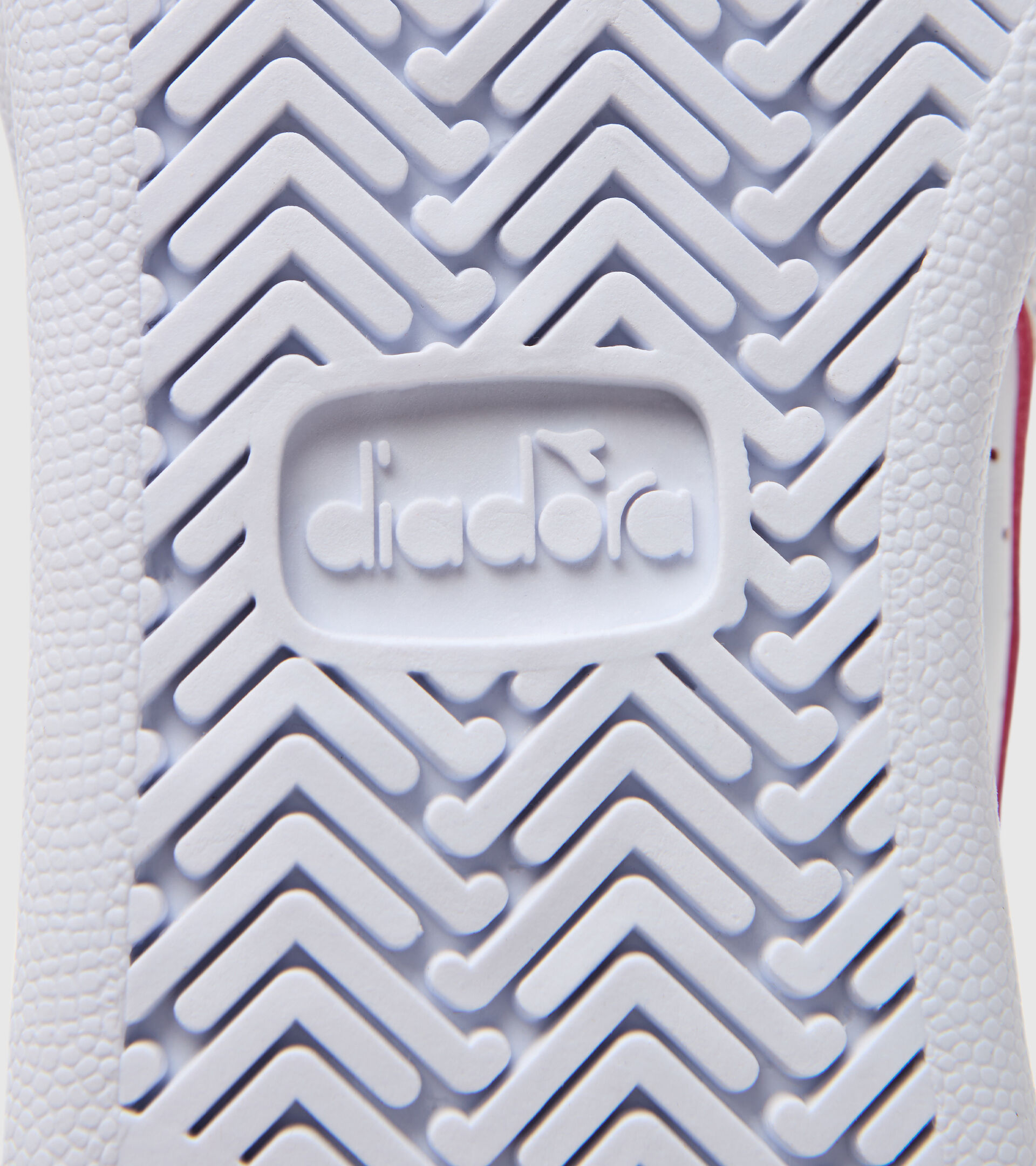 Sports shoes - Youth 8-16 years GAME P SMASH GS WHITE/TOMATO RED - Diadora