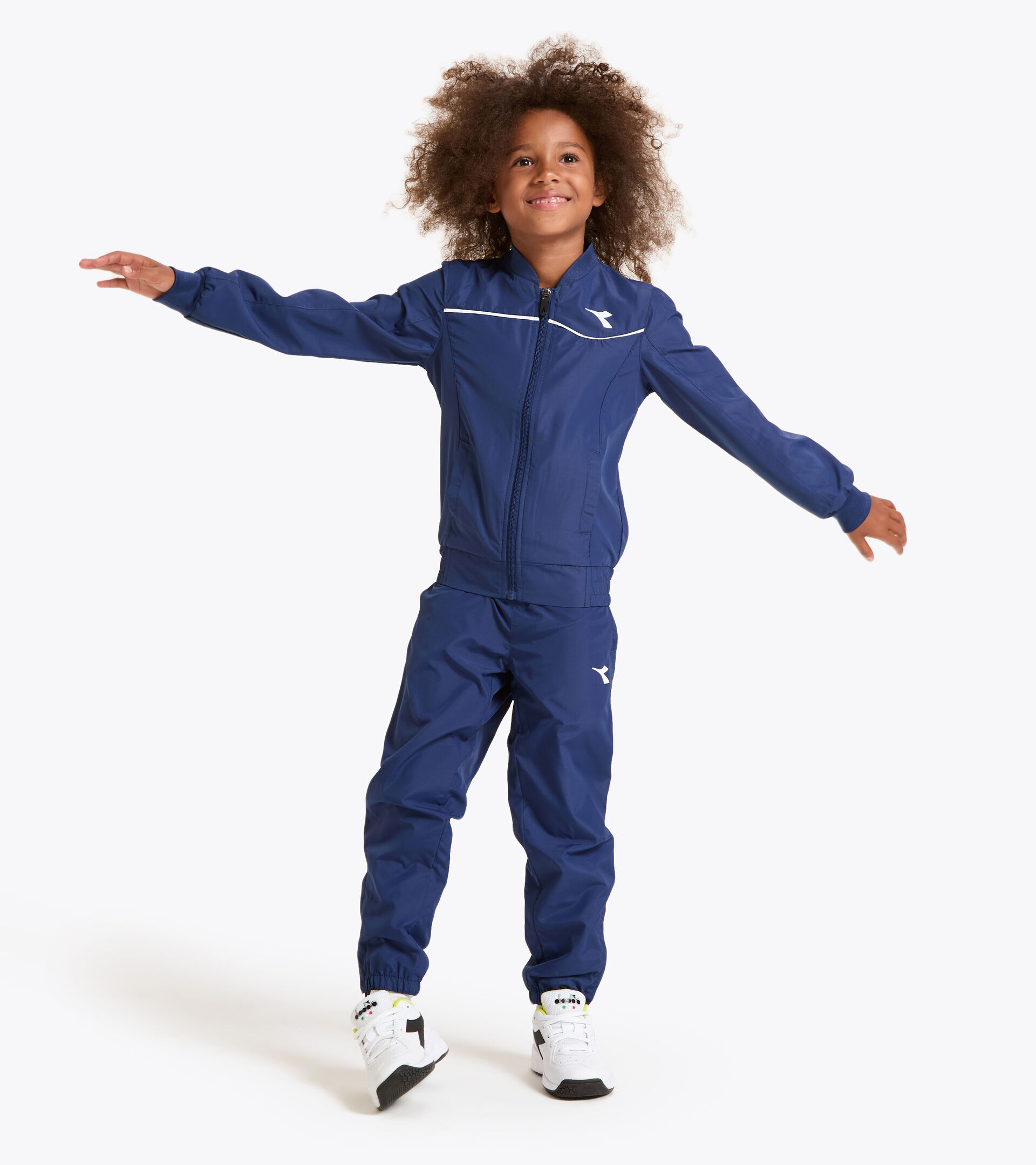 Apparel Sport BAMBINO G. JACKET COURT SALTIRE NAVY Diadora