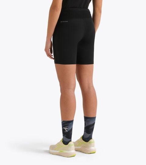FIBRAZERO Leggings Shorts - Running - Women&rsquo;s
 L. SHORT TIGHTS SUPER LIGHT FIBRAZERO BLACK - Diadora