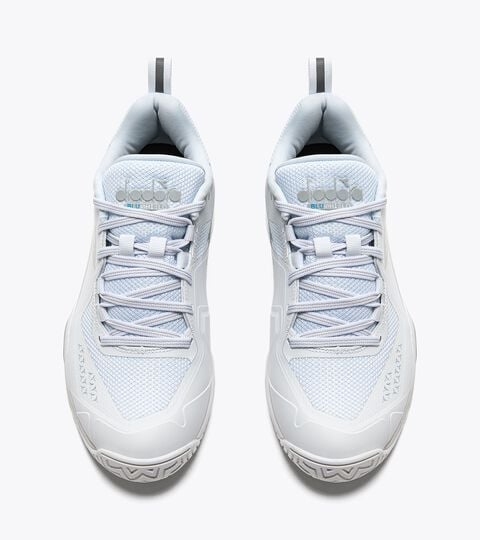 Tennis shoes for hard surfaces or clay courts - Women BLUSHIELD TORNEO 2 W AG WHITE/WHITE/WHITE - Diadora