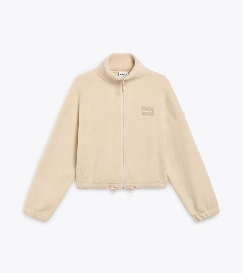 L. POLAR FLEECE ATHL. LOGO, GRIS CRESTA SPUMOSA Forro polar de felpa cropped - Mujer
 L. POLAR FLEECE ATHL. LOGO GRIS CRESTA SPUMOSA - Diadora