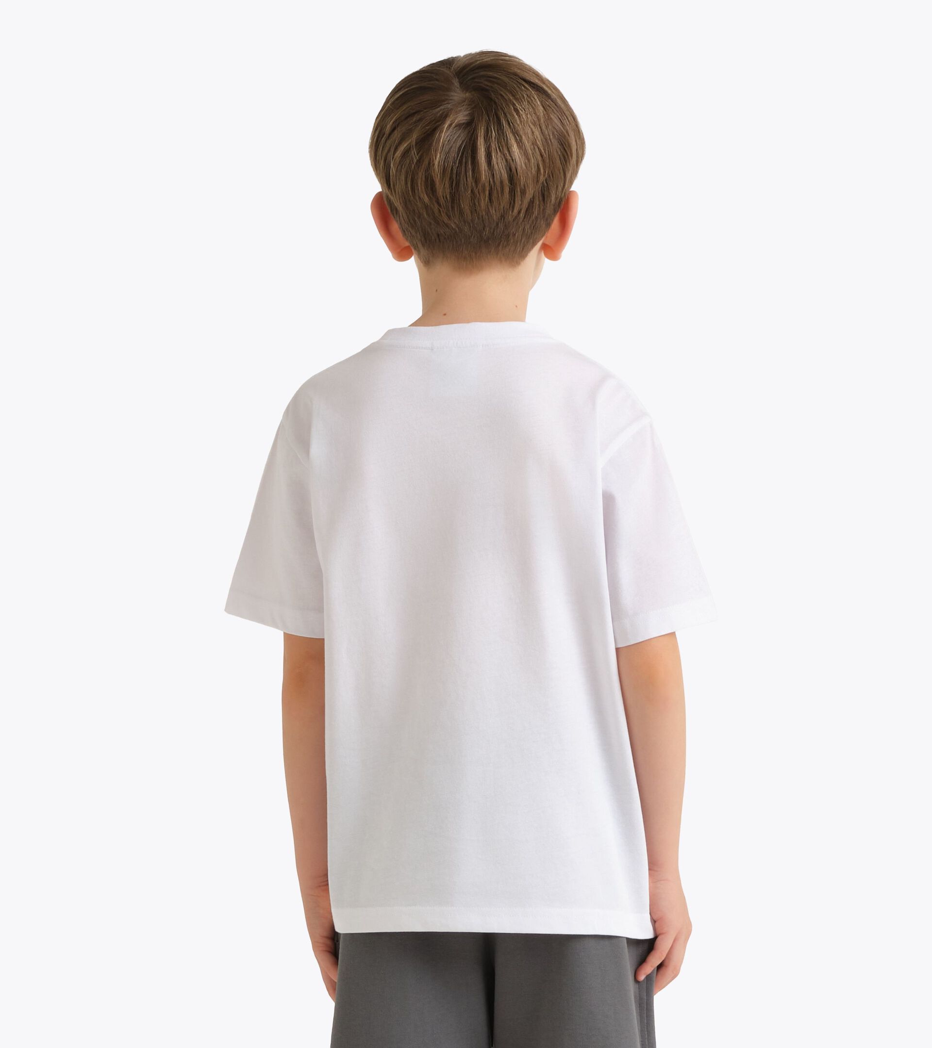 T-Shirt aus Baumwolle - Jungen
 JB. T-SHIRT SS ESS. SPORTS BL STRAHLEND WEISSE - Diadora