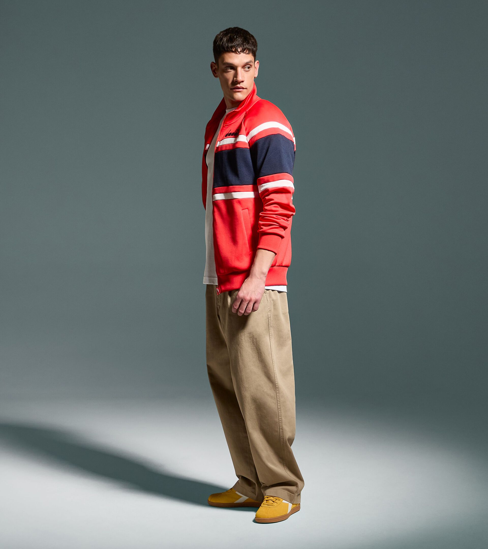 80s-inspired sports jacket - All-gender JACKET 80S FER.RED ITALY - Diadora