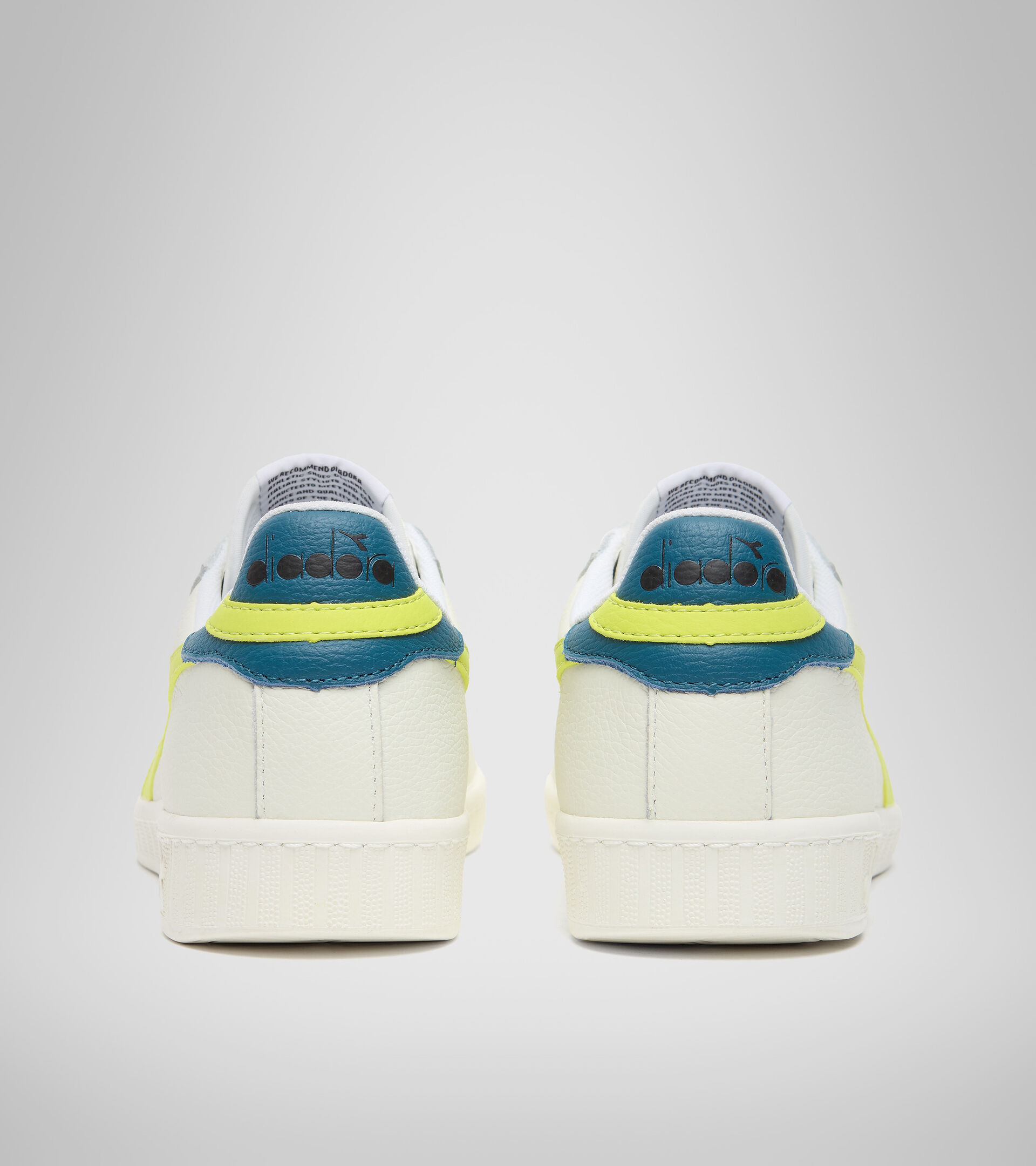 Trainer - Unisex GAME L LOW WHITE/SULPHUR GREEN/BLUE CORAL - Diadora