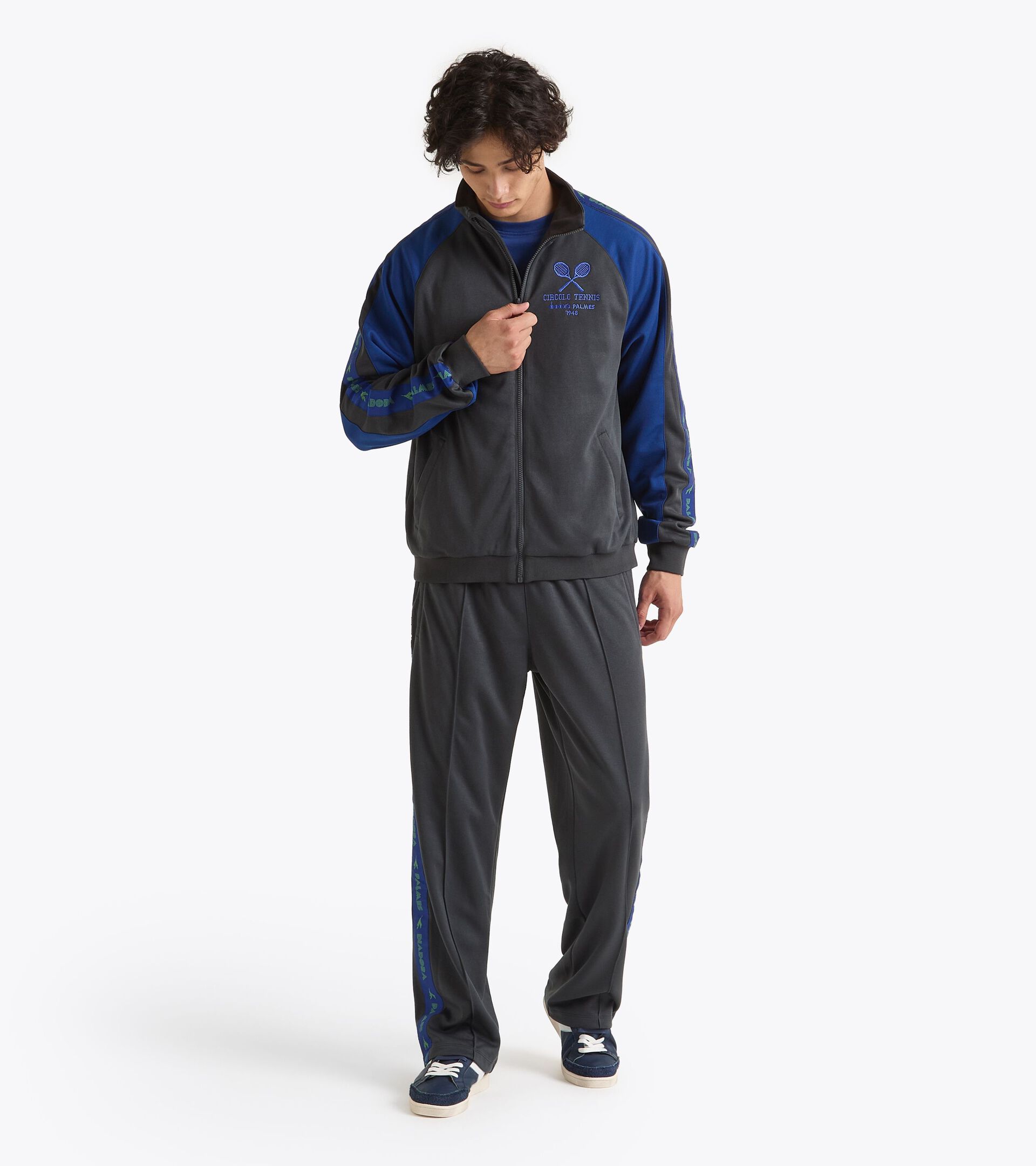 Legacy Track Jacket - All-gender TRACK JACKET LEGACY BLACK OYSTER - Diadora