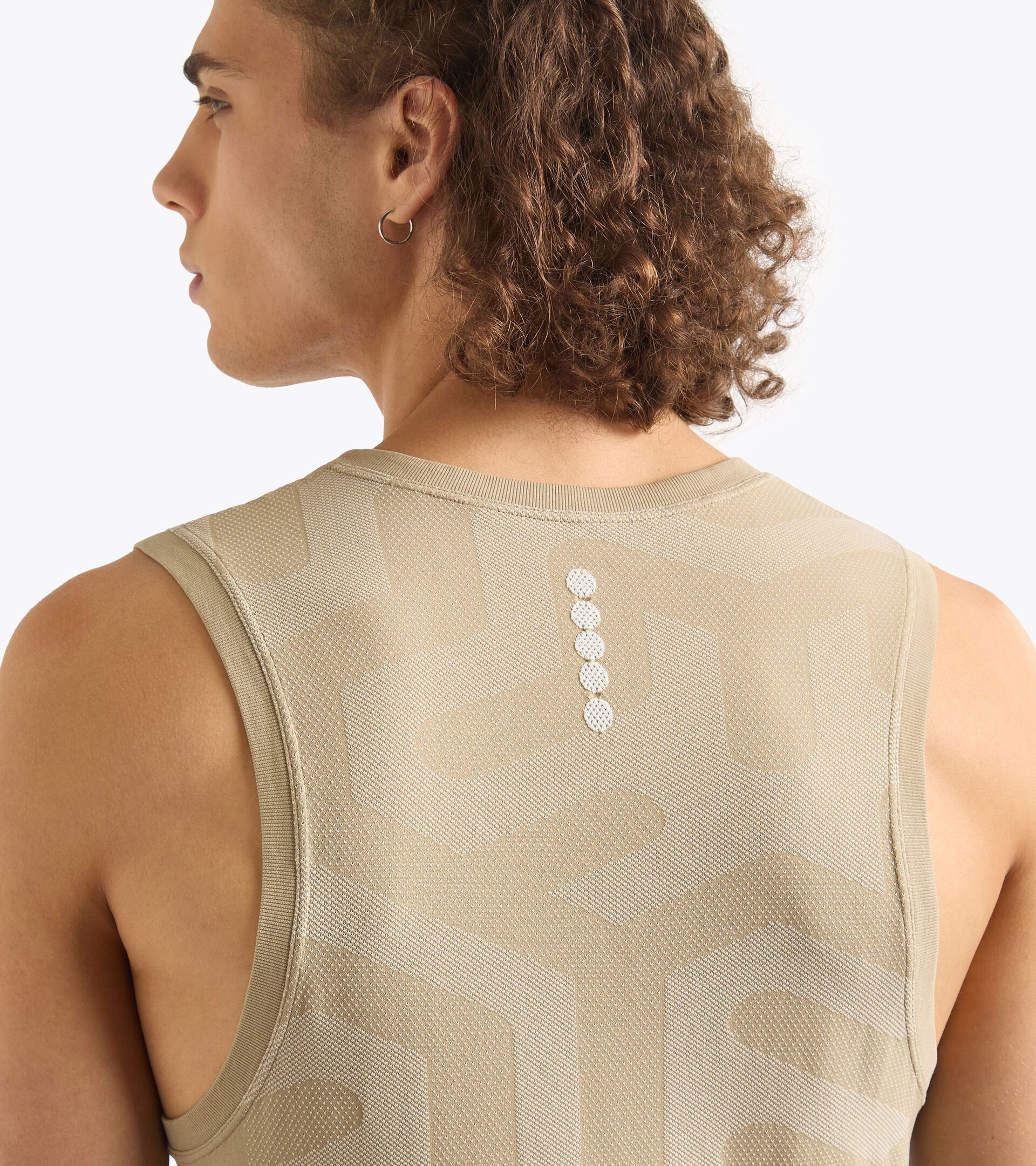 Technical tank for temperature control -  Running - Men’s TANK STRATOUNO HUMUS - Diadora