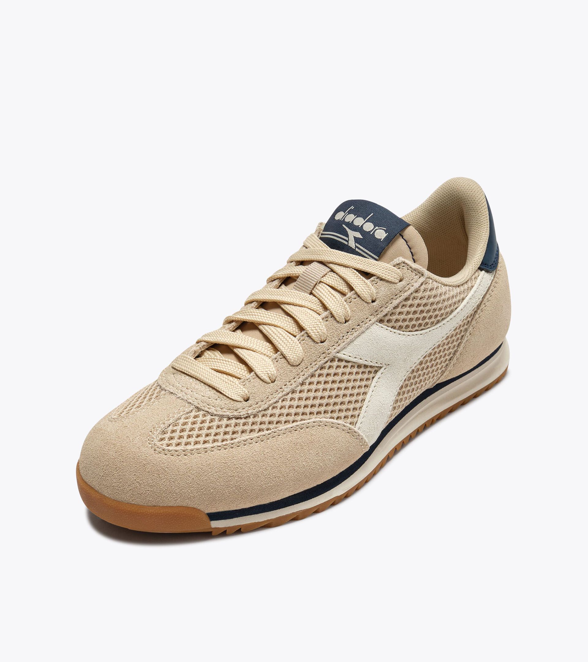 Low-profile suede sneaker - All-gender CROSS MESH PARCHMENT - Diadora