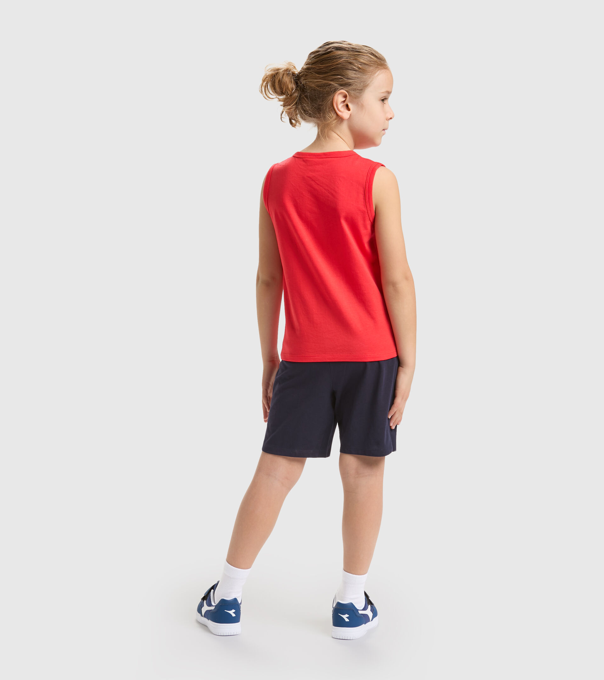 Vest top/shorts set - Boys JB.SET SL KICK POPPY RED - Diadora