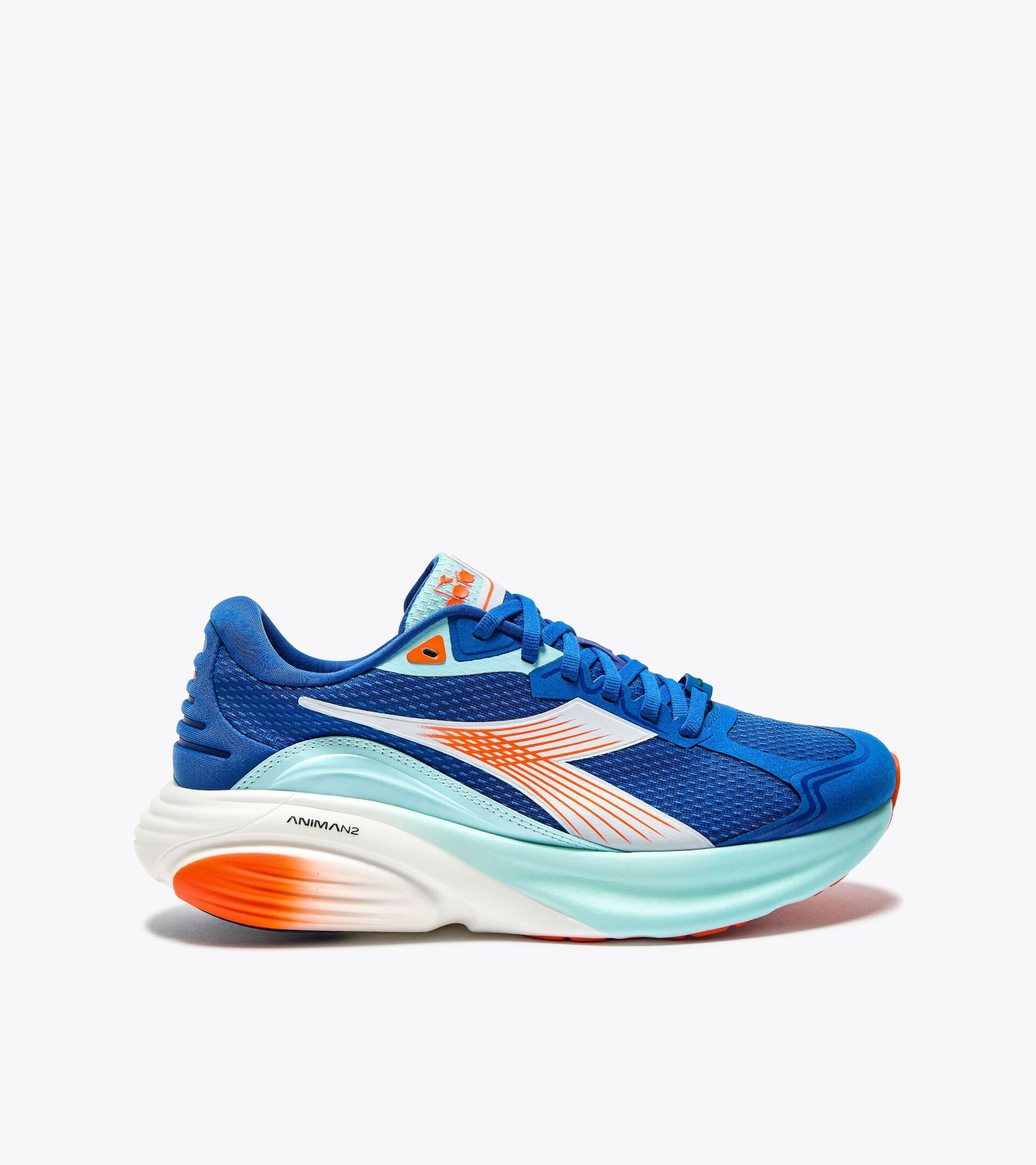 Made in Italy running shoe - Lightness and cushioning - All-Gender ATOMO STAR BLUE LAPIS/SPA RETREAT/WHITE - Diadora