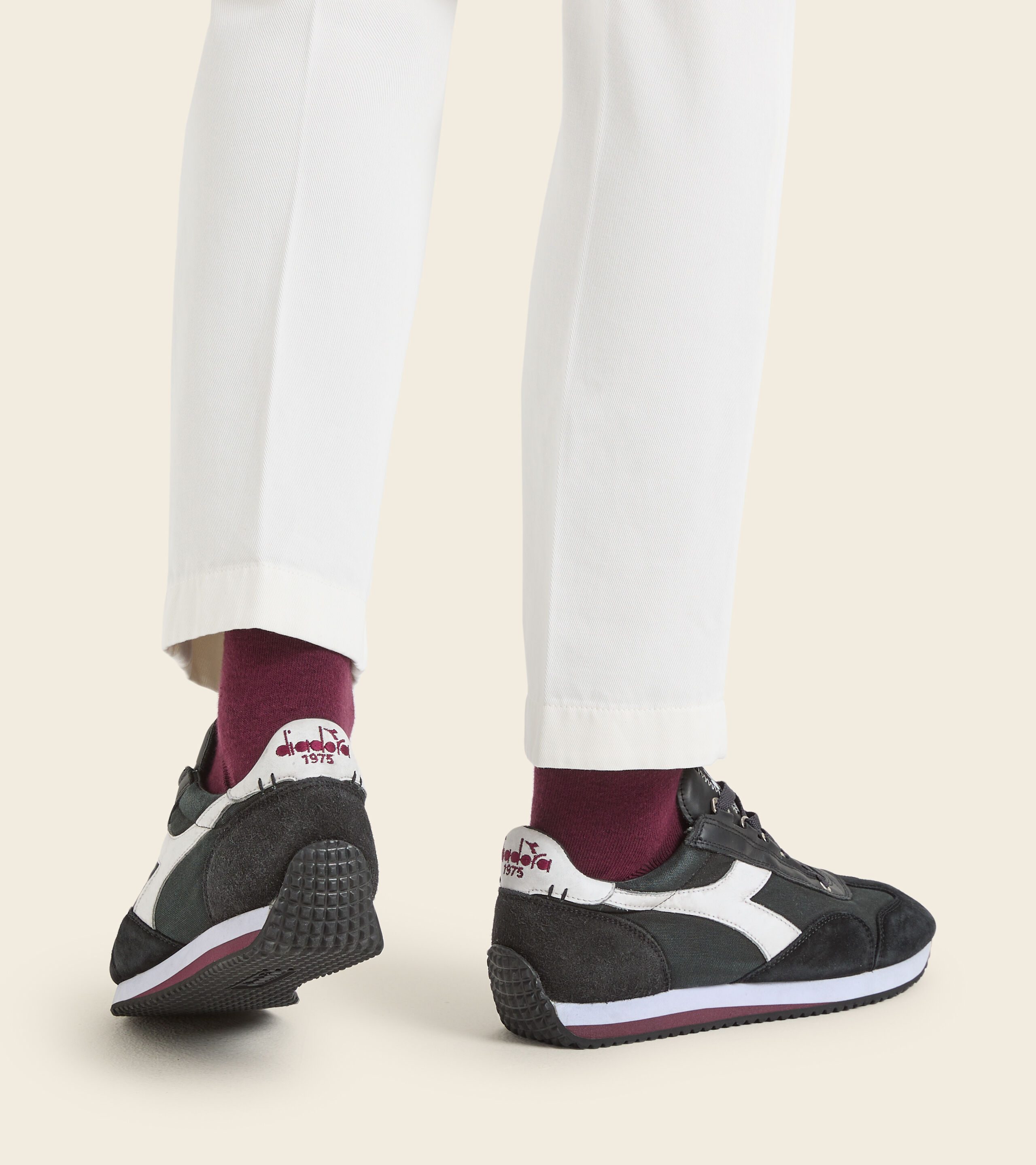 Diadora EQUIPE H DIRTY STONE WASH EVO MARRONE NOCCIOLA - Stilmode Maiocchi