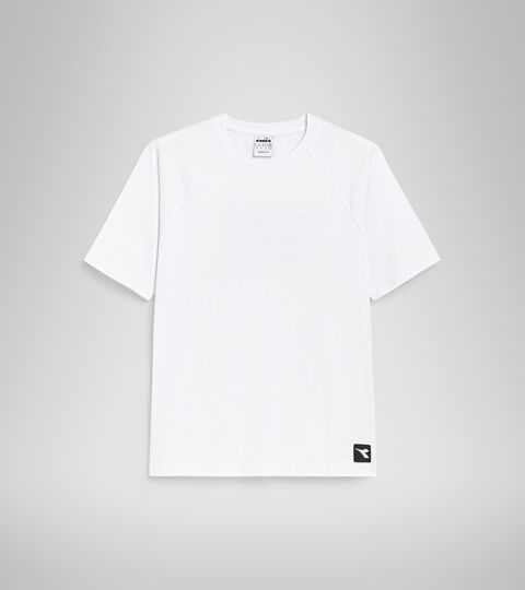 T-SHIRT SS URBANITY, OPTICAL WHITE/BLACK Cotton and polyester T-shirt - Men’s T-SHIRT SS URBANITY OPTICAL WHITE/BLACK - Diadora