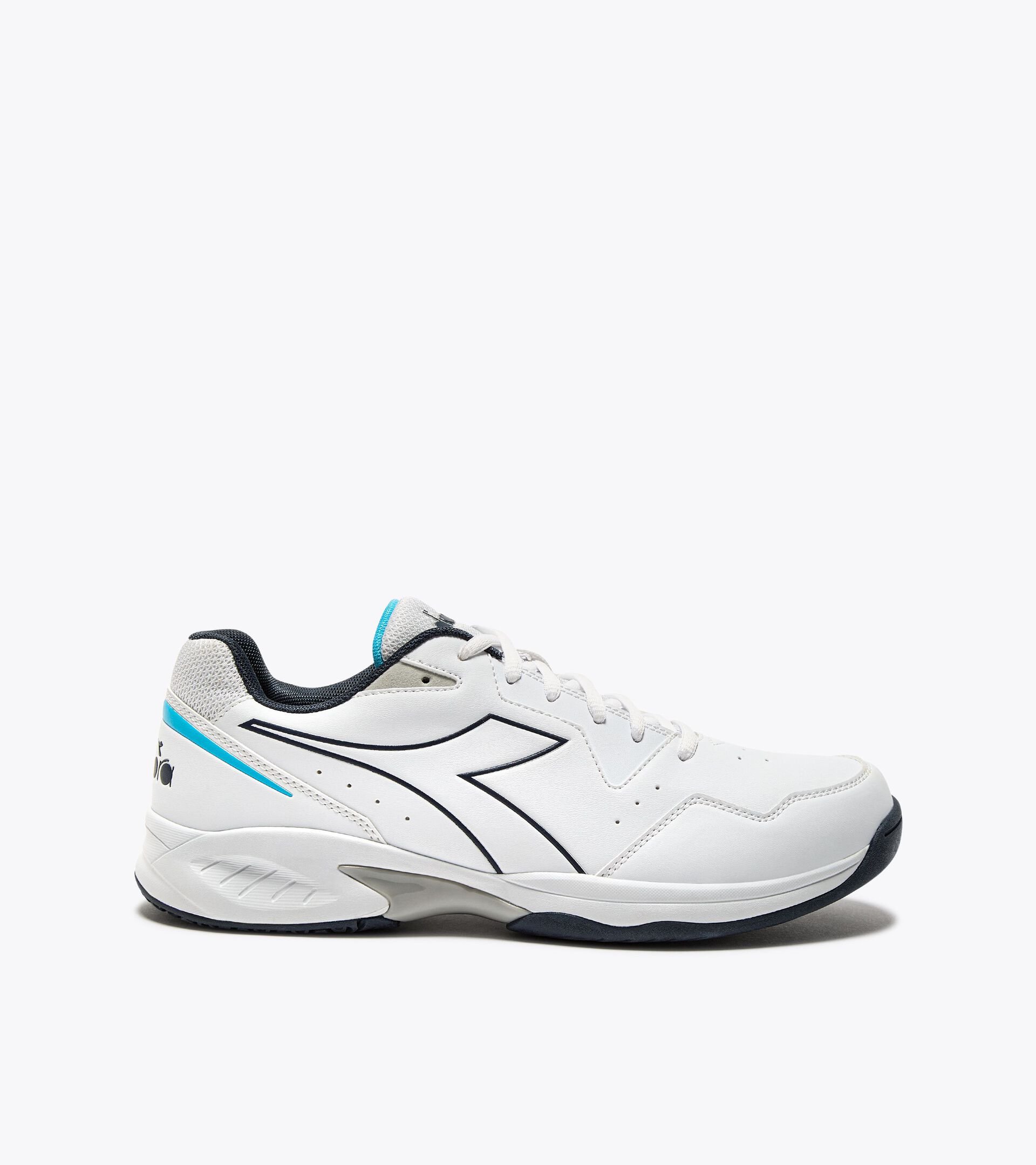 Tennis shoes - Men VOLEE 6 WHITE/BLUE CORSAIR - Diadora