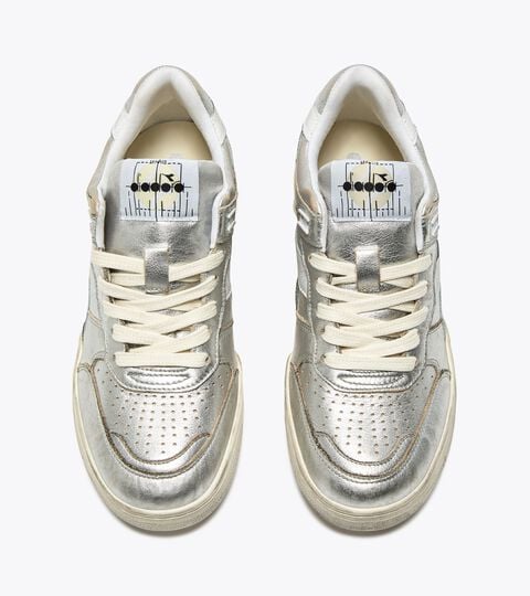 B.560 METALLIC WN, WHITE Heritage leather sneaker - Women’s B.560 METALLIC WN WHITE - Diadora