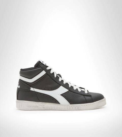 Sporty sneakers - Unisex GAME L HIGH WAXED BLACK/CLOUD DANCER - Diadora