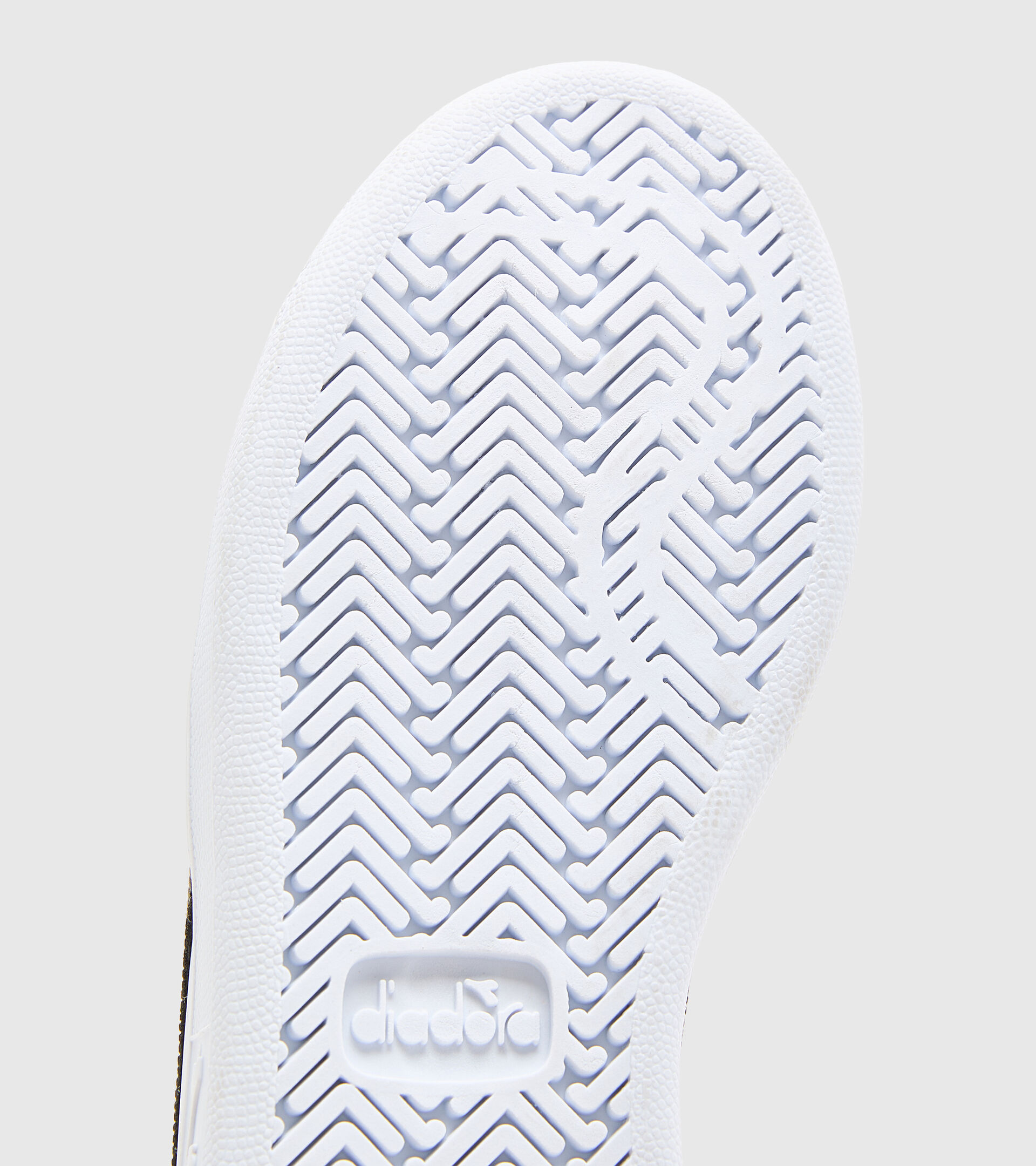 Sports shoes - Youth 8-16 years GAME P GS GIRL WHITE/WHITE/BLACK - Diadora