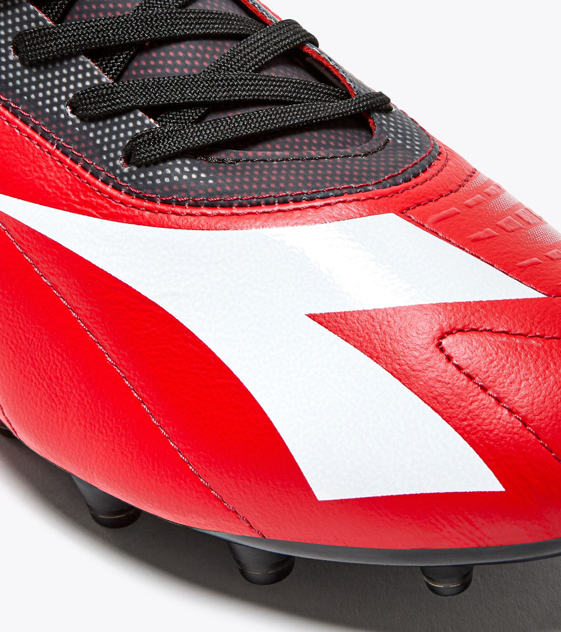 Scarpa da calcio in pelle per terreni compatti - Made In Italy - Per ogni genere MAXIMUS VELOCE ITA SLX ROSSO MILANO/BIANCO/NERO - Diadora