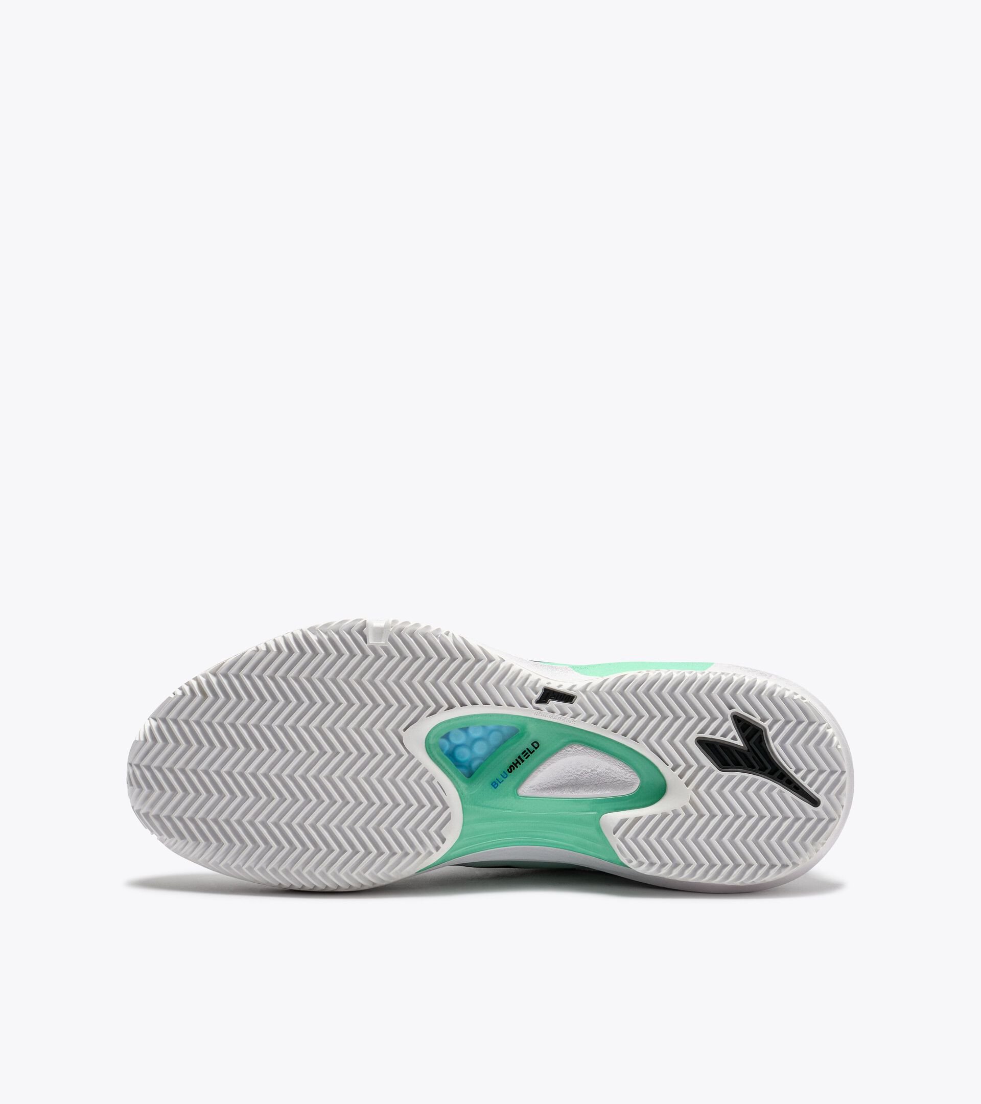 Tennis shoe for clay courts - Precision - Men&rsquo;s SPEED BLUSHIELD FLY 5 CLAY SHADED SPRUCE/BLACK/WHITE - Diadora