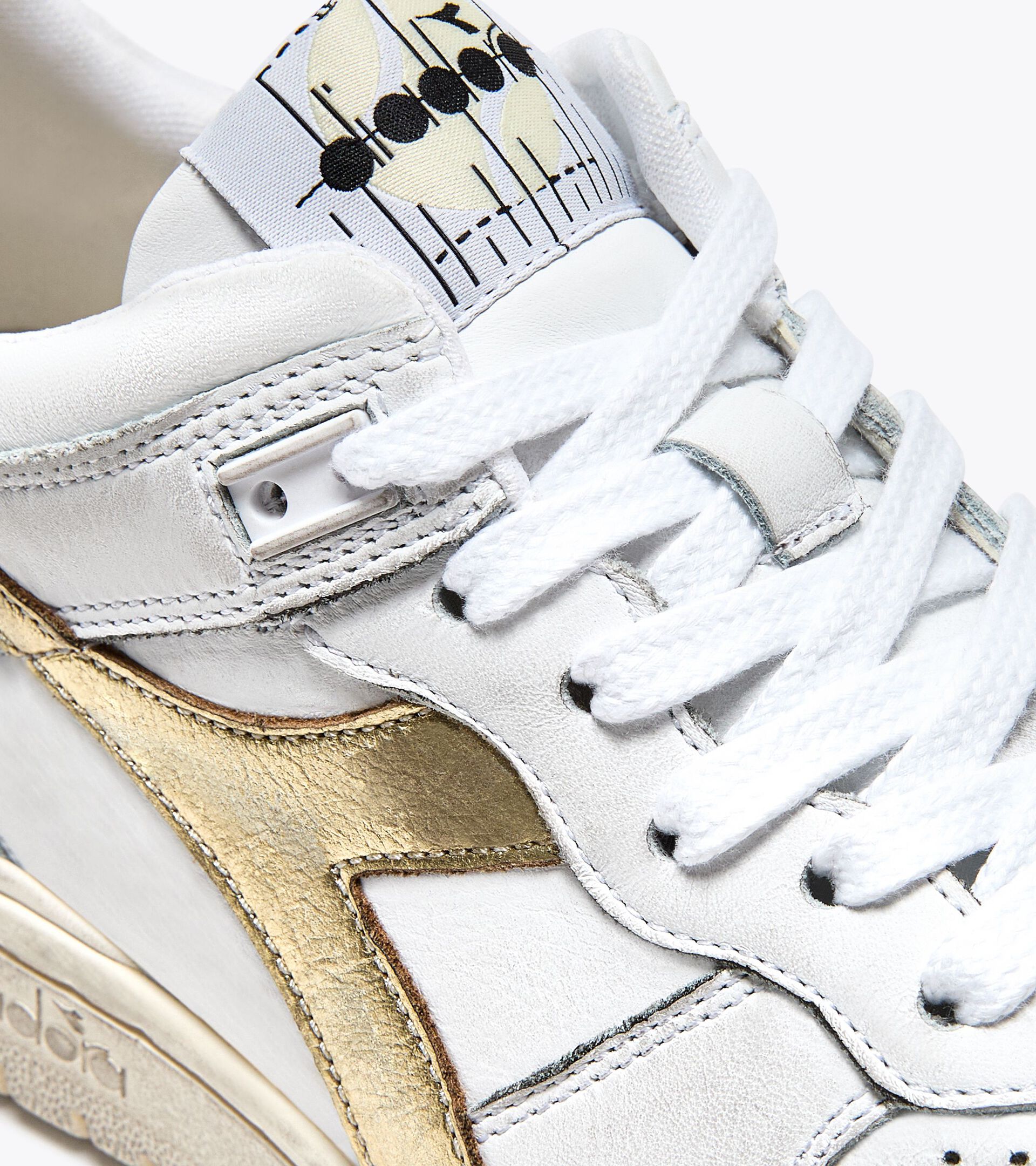 Diadora Heritage – Sneakers Game W Pearls Donna, Pelle Sintetica Bianca, EU
